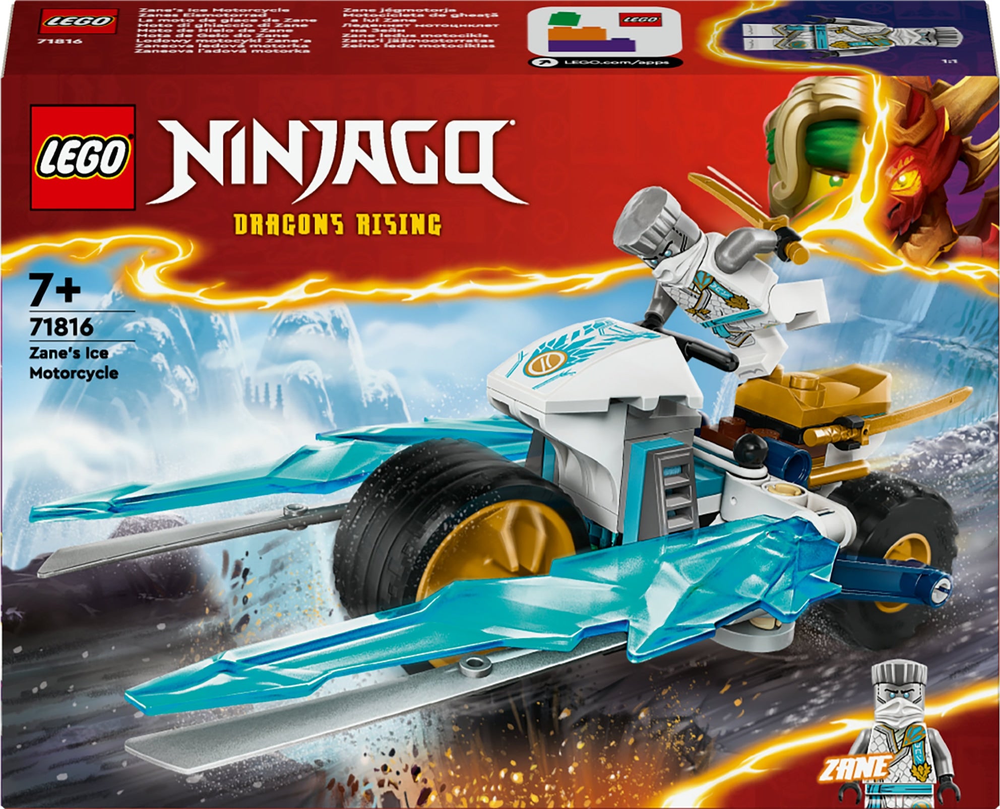 LEGO NINJAGO Zanes Eismotorrad 71816