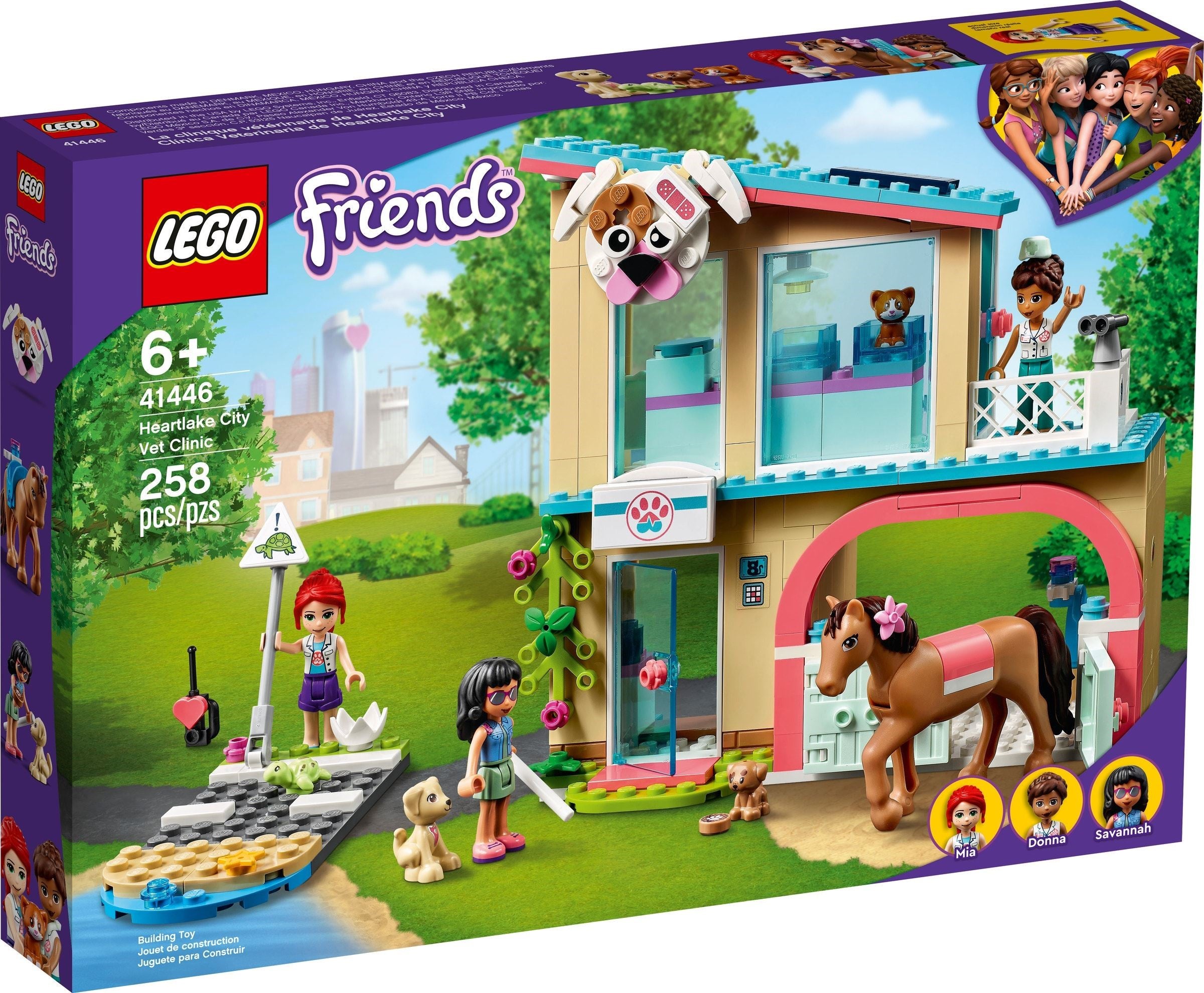 LEGO Friends La clinique des animaux de Heartlake City 41446