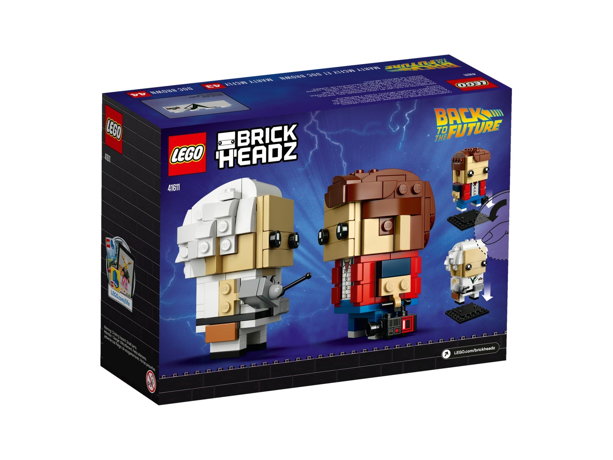 LEGO Brickheadz Marty Mcfly & Doc Brown 41611