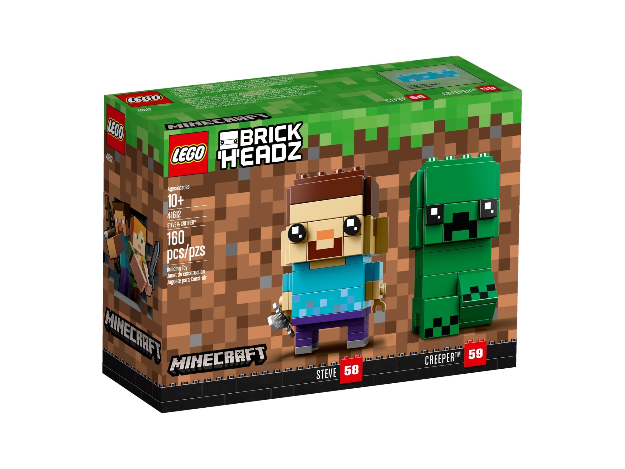 LEGO Brickheadz Steve & Creeper 41612