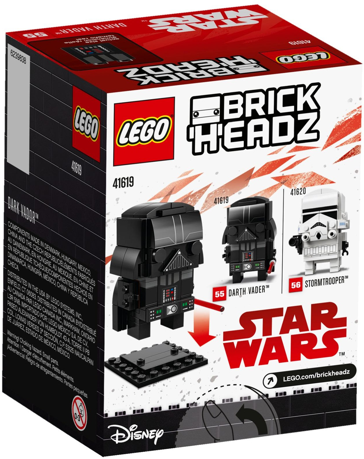 LEGO Brickheadz Darth Vader 41619