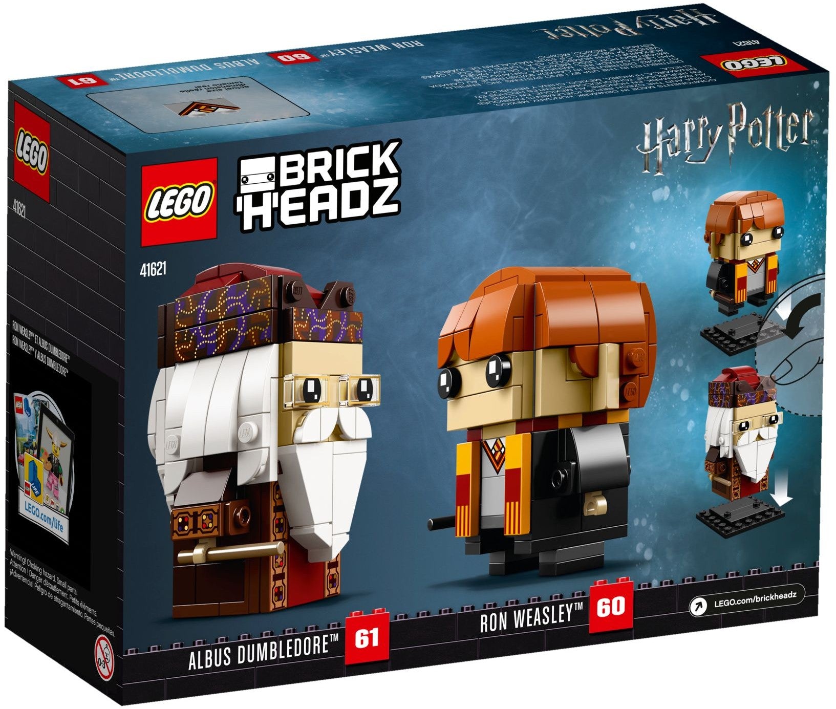LEGO Brickheadz Ron Weasley und Albus Dumbledore 41621