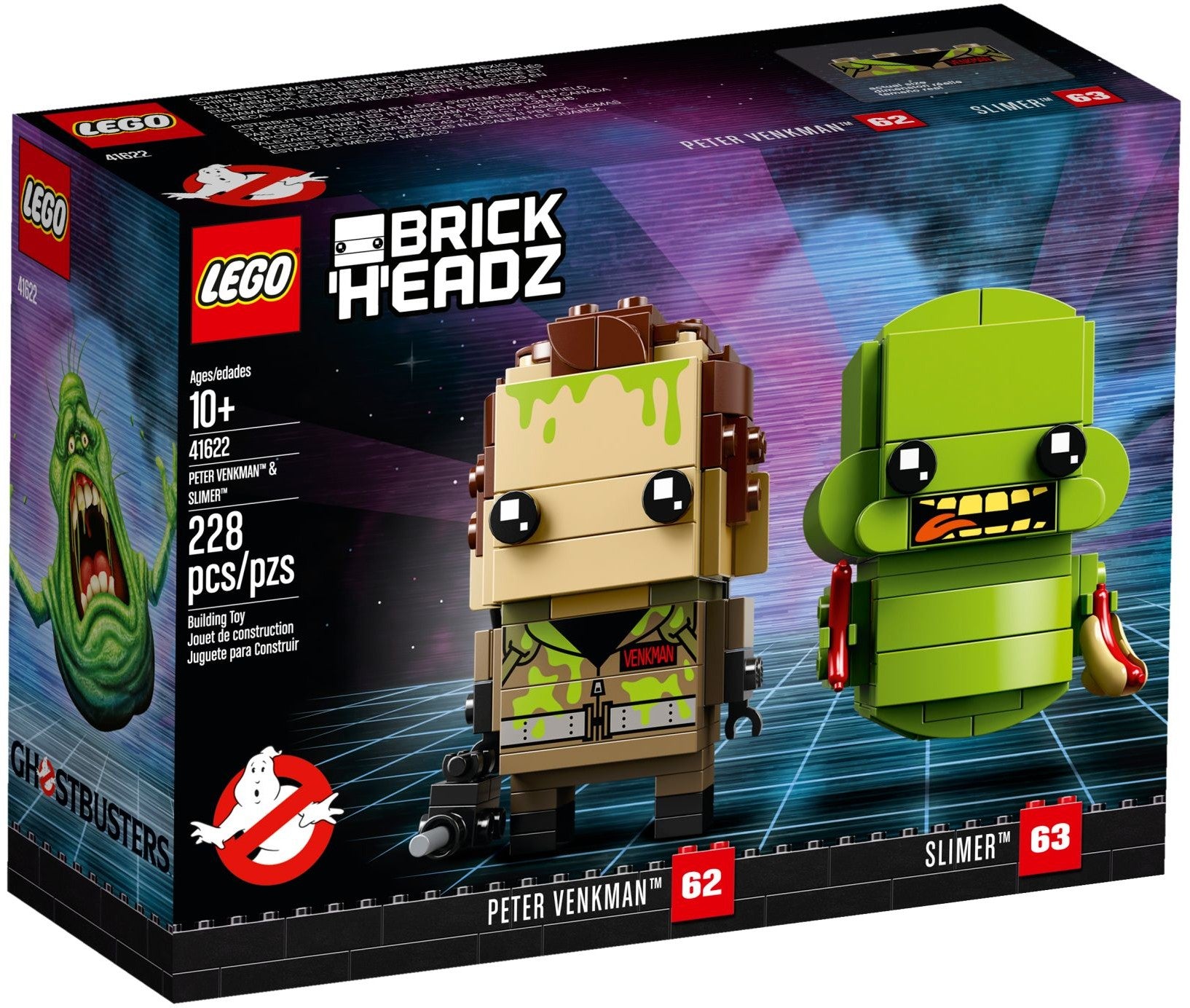 LEGO Brickheadz Peter Venkman & Slimer 41622