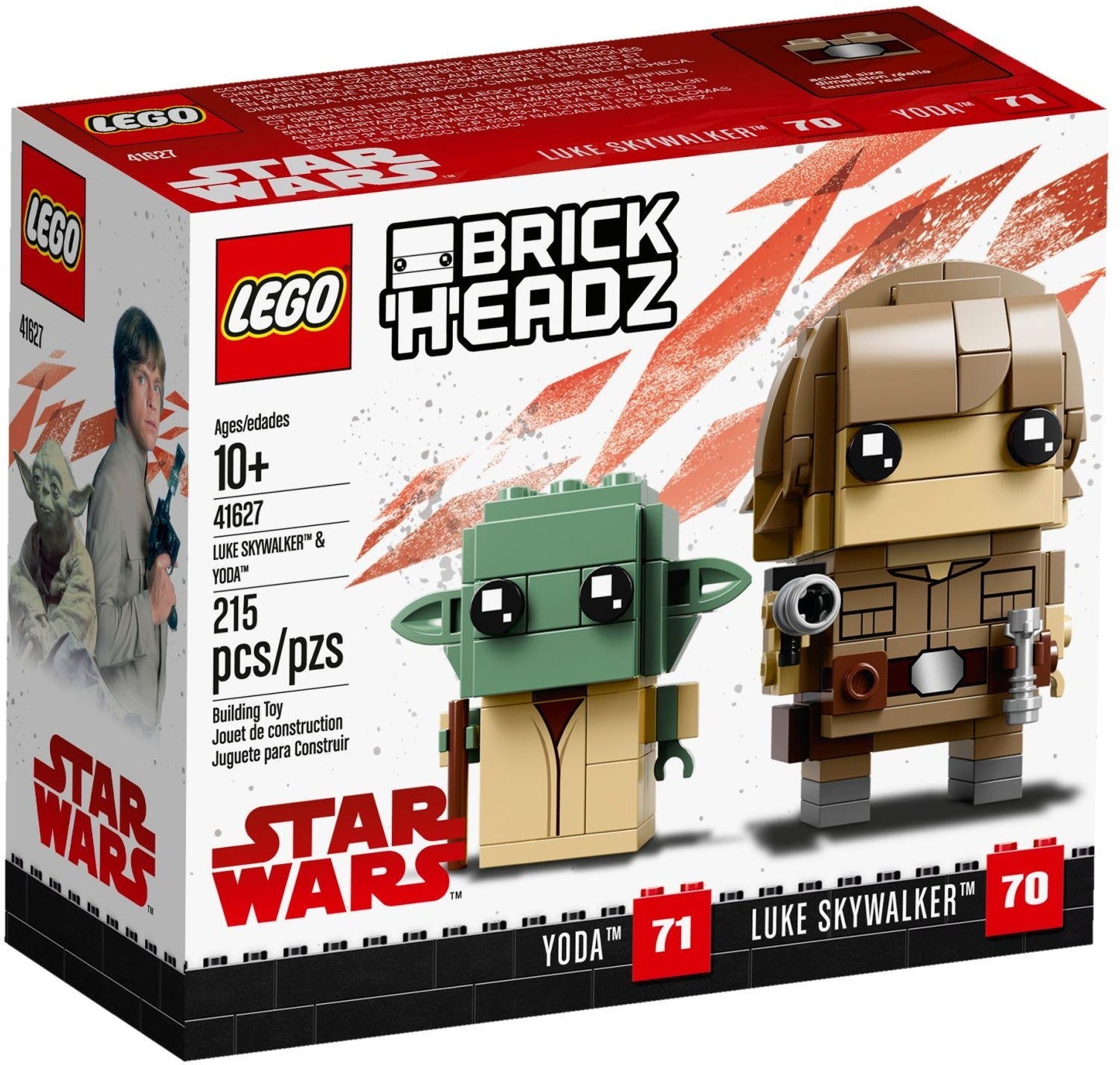 LEGO Brickheadz Luke Skywalker &  Yoda 41627