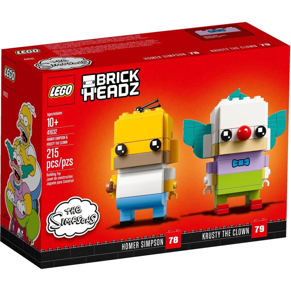 LEGO Brickheadz Homer Simpson und Krusty the Clown 41632