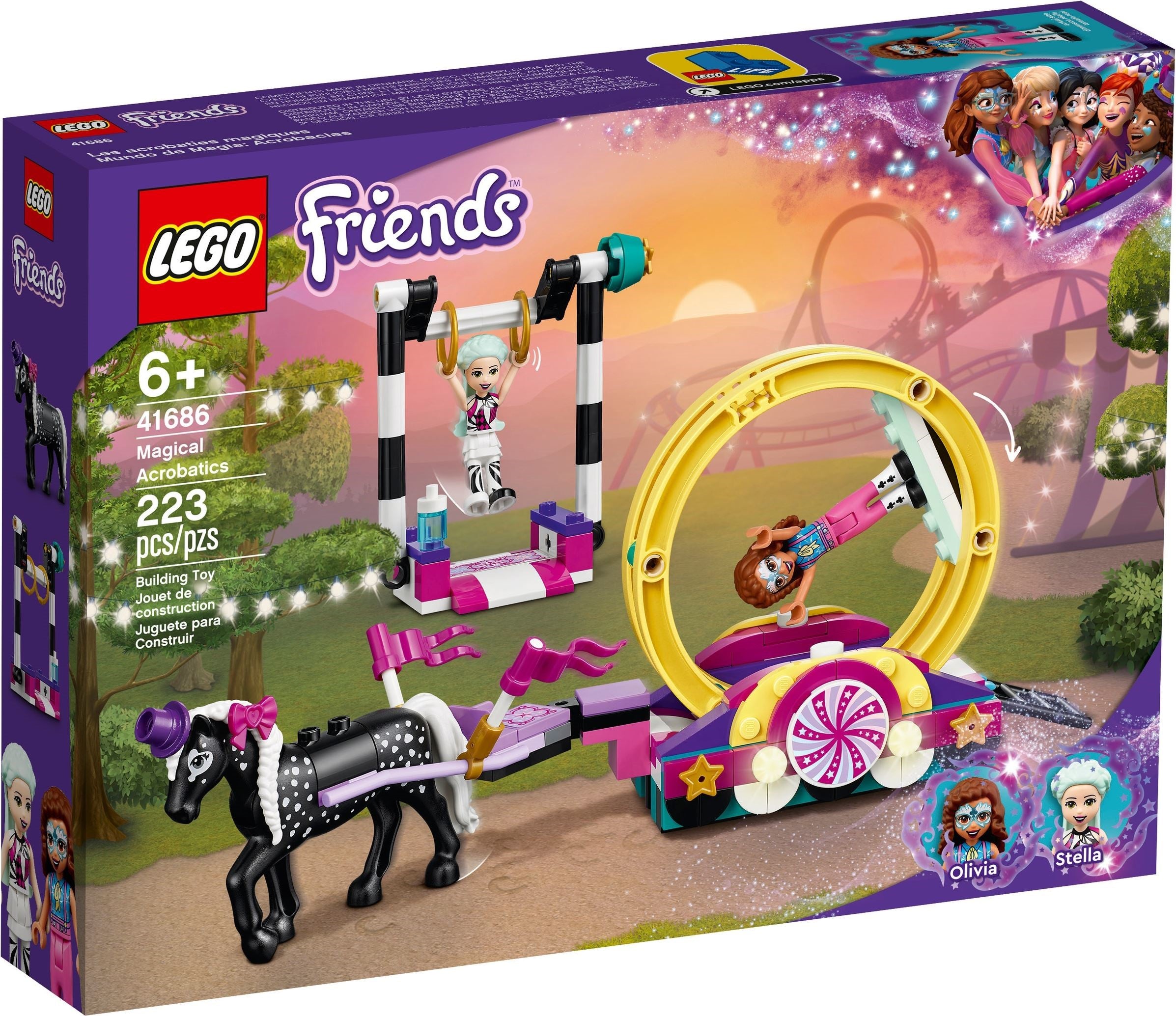 Spectacle acrobatique magique LEGO Friends 41686