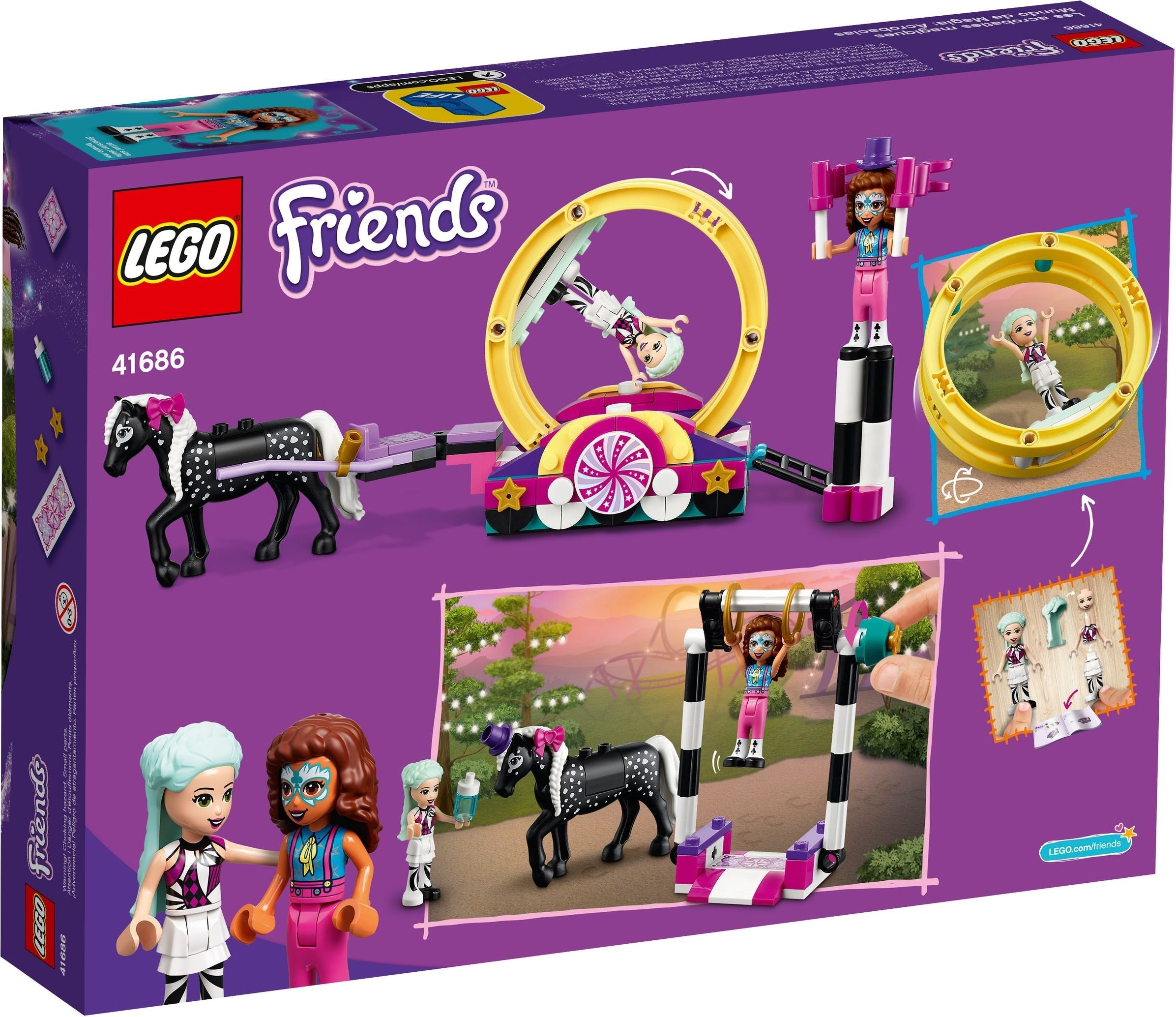 Spectacle acrobatique magique LEGO Friends 41686