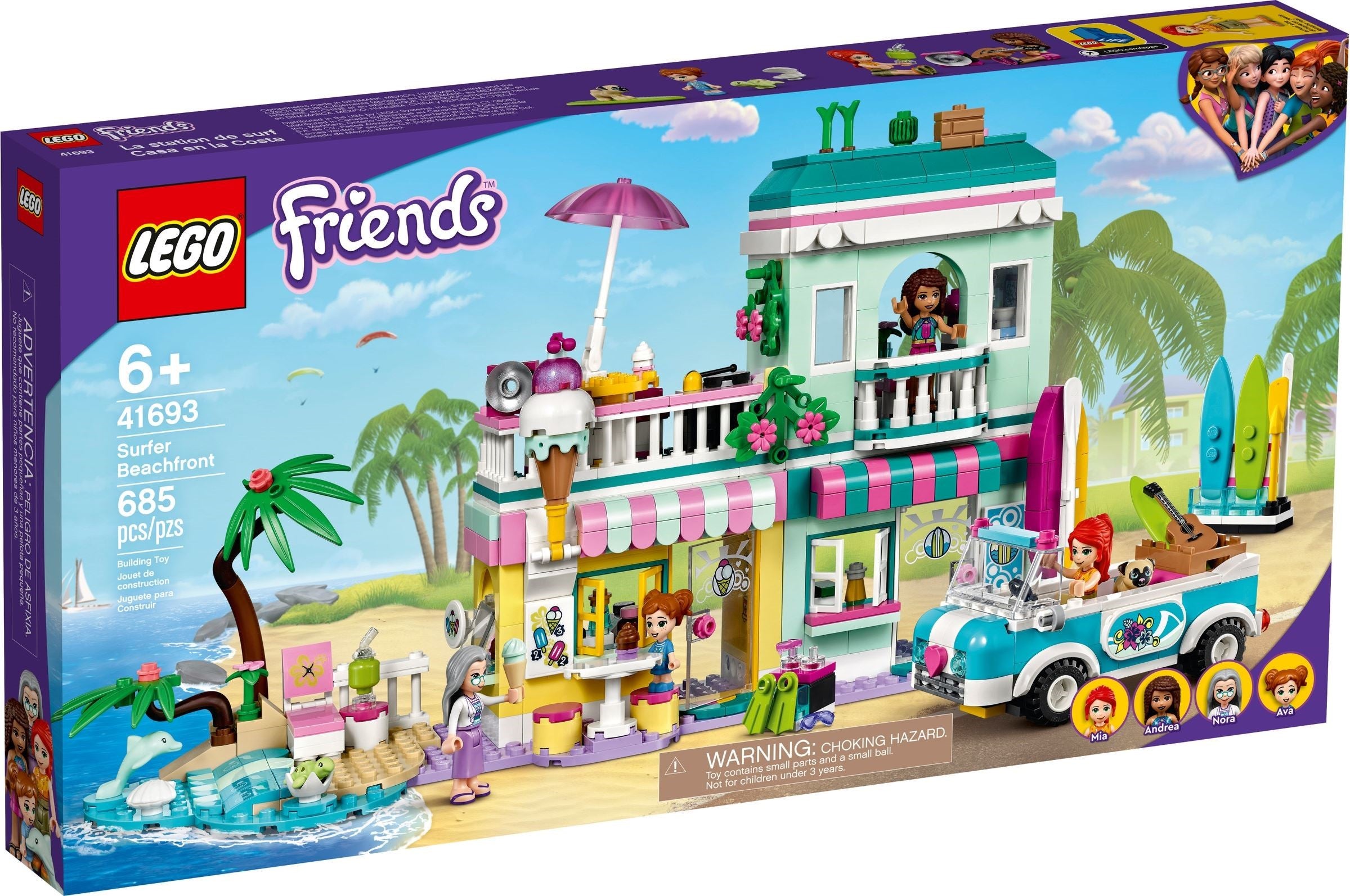 LEGO Friends Surfer-Strandhaus 41693