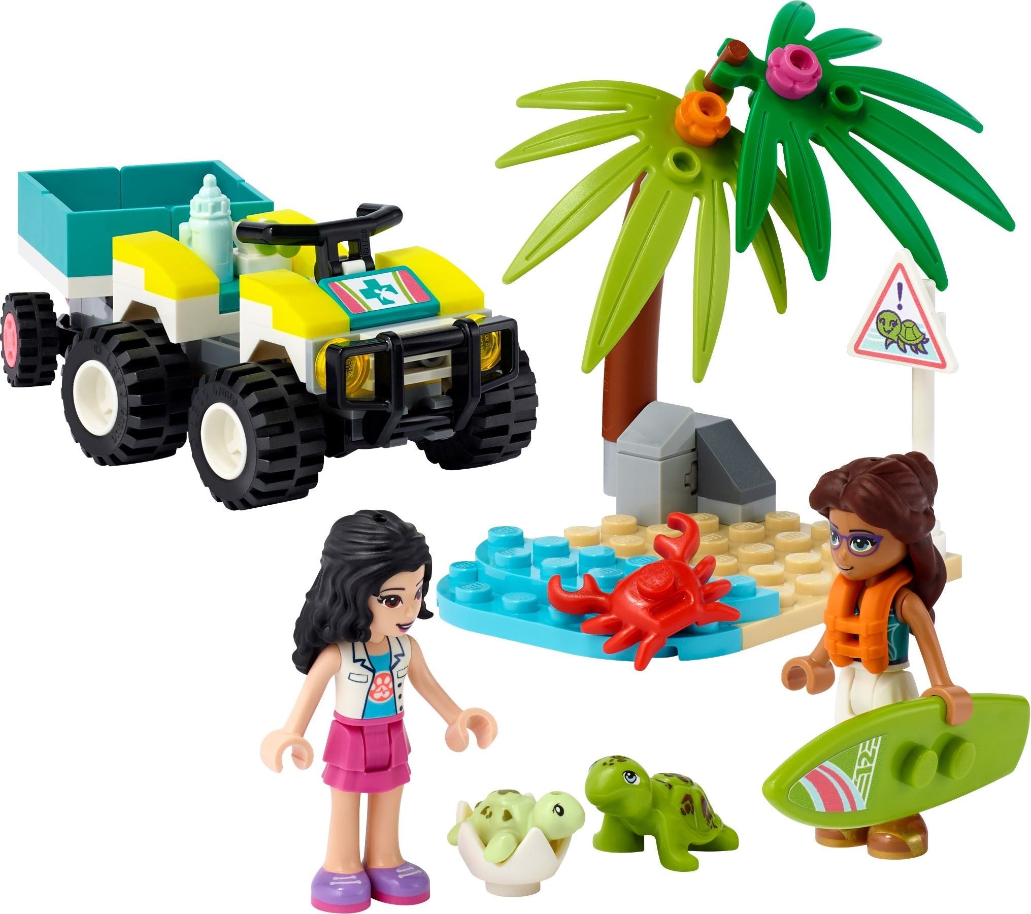 <transcy>LEGO Friends Chariot de sauvetage de tortues (41697)</transcy>