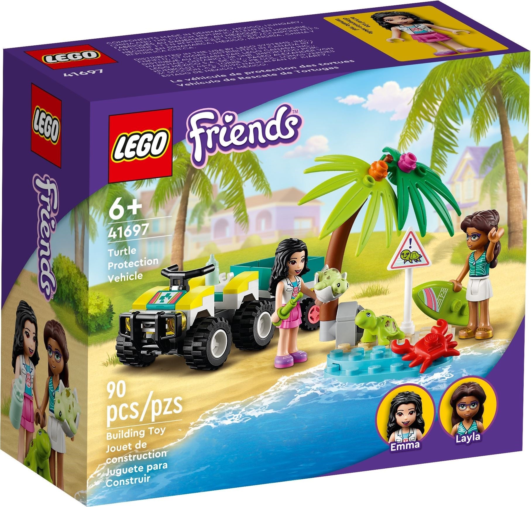 <transcy>LEGO Friends Chariot de sauvetage de tortues (41697)</transcy>