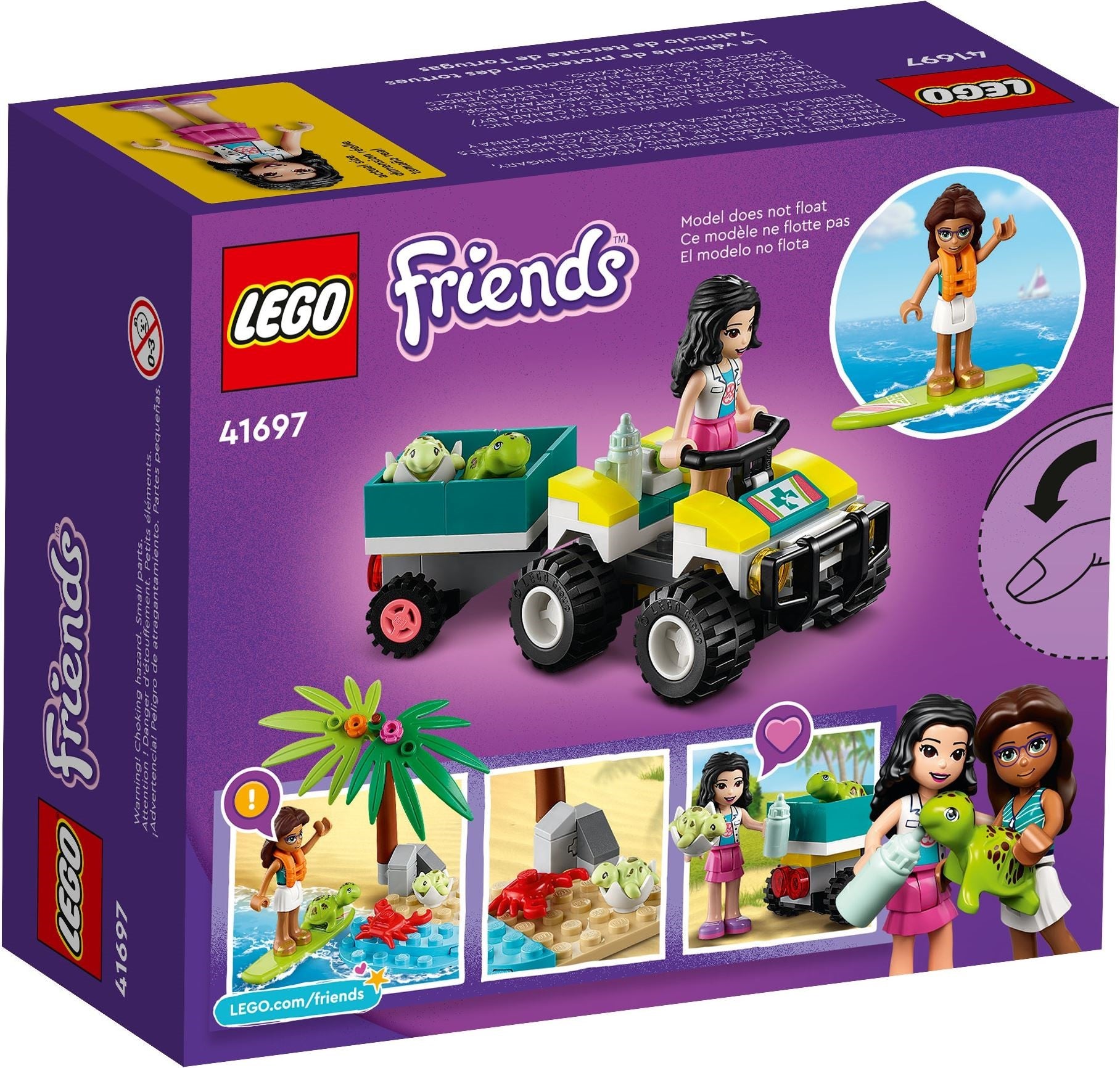 <transcy>LEGO Friends Chariot de sauvetage de tortues (41697)</transcy>