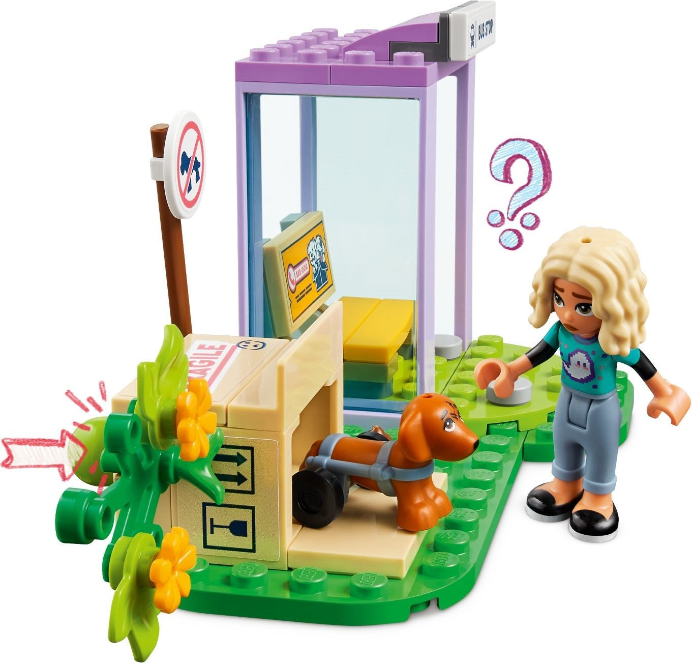 LEGO Friends Hunderettungswagen 41741