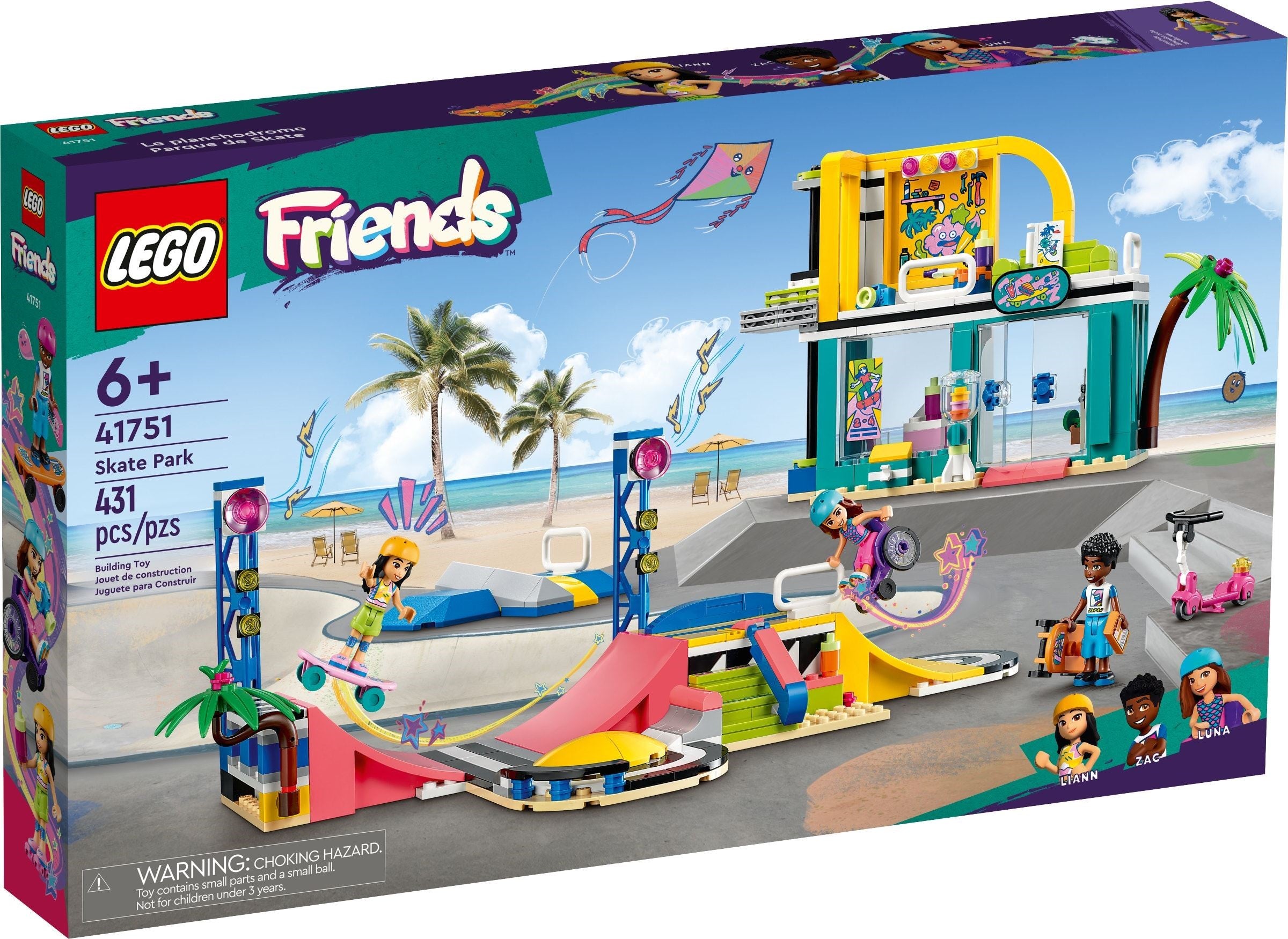 LEGO Friends Skatepark 41751