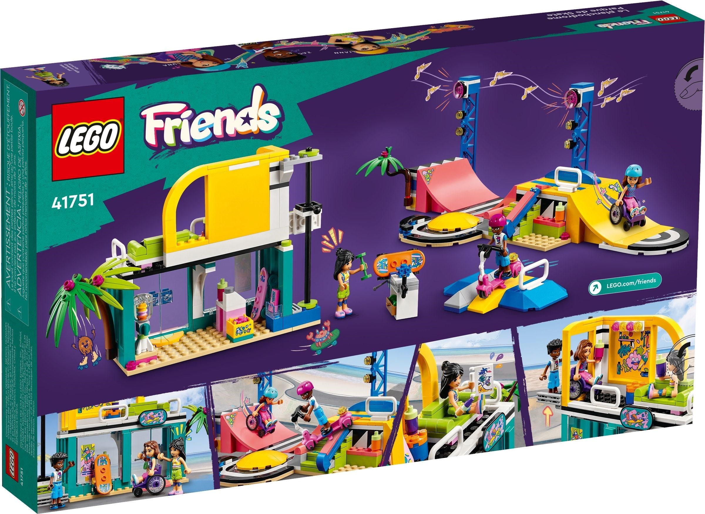 LEGO Friends Skatepark 41751