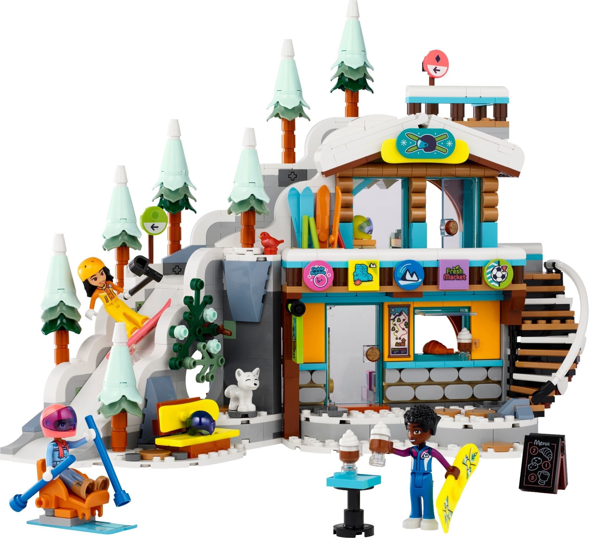 LEGO Friends Skipiste und Café 41756