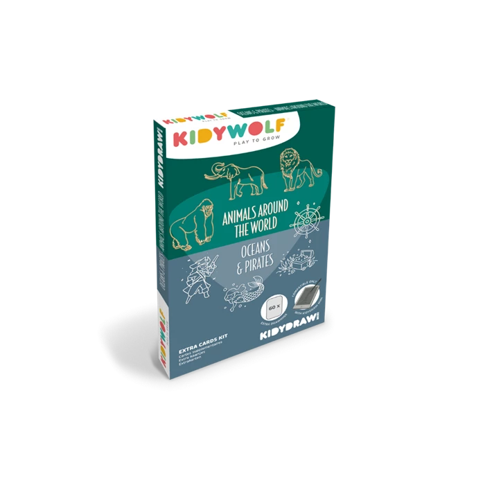 Kidywolf Nachfüllpack Wilde Tiere und Piraten zu Designtafel