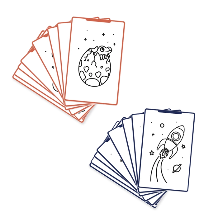 Kidywolf Nachfüllpack Weltraum und Dino zu Designtafel