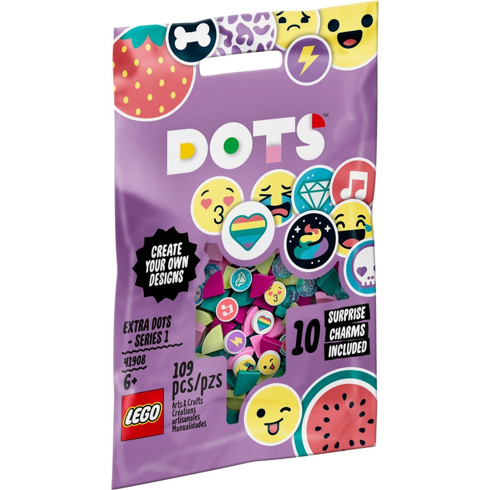 Ensemble d'extension de bracelet LEGO DOTS Smiley 41908