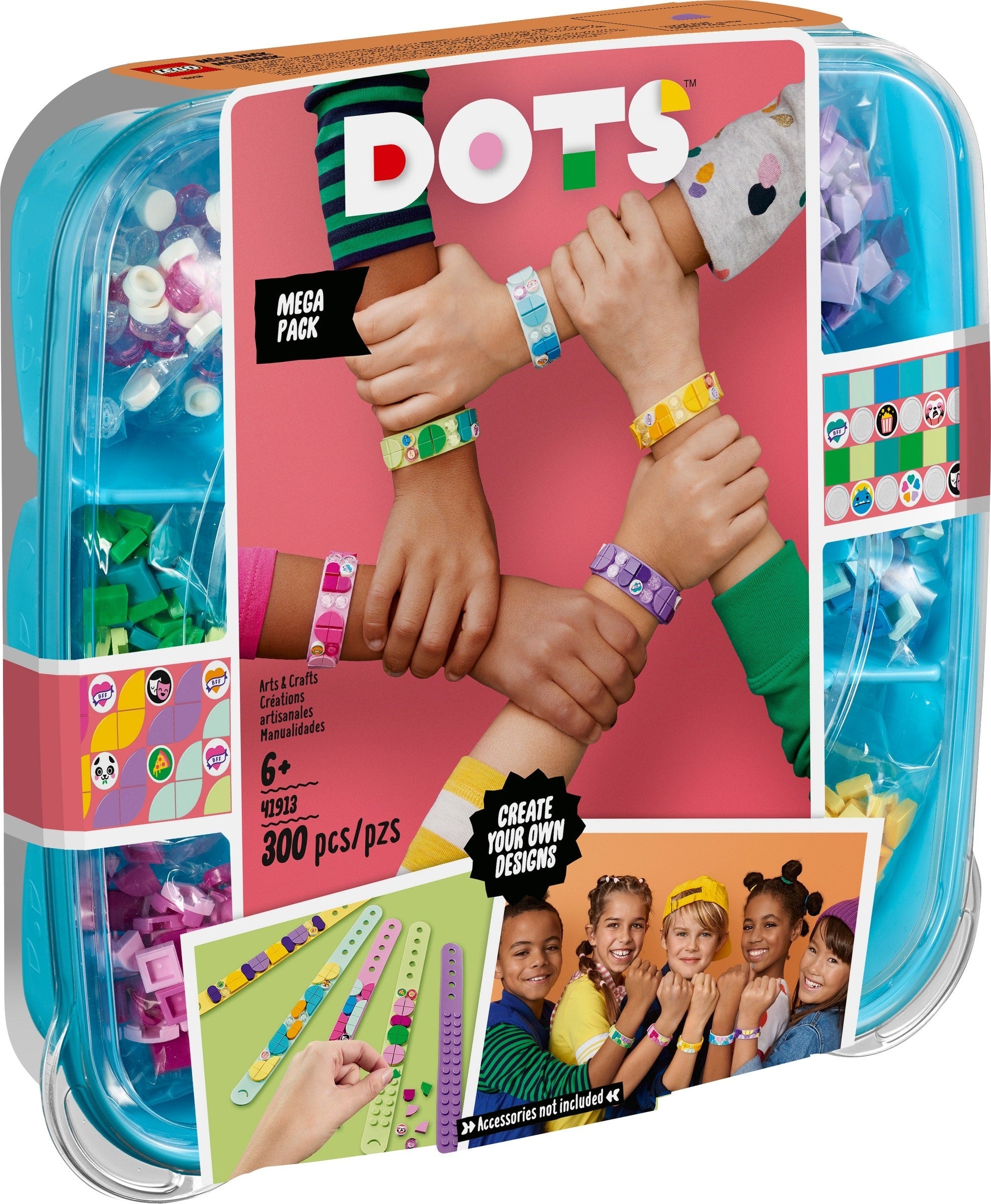 Ensemble créatif de bracelets d'amitié Lego Dots 41913