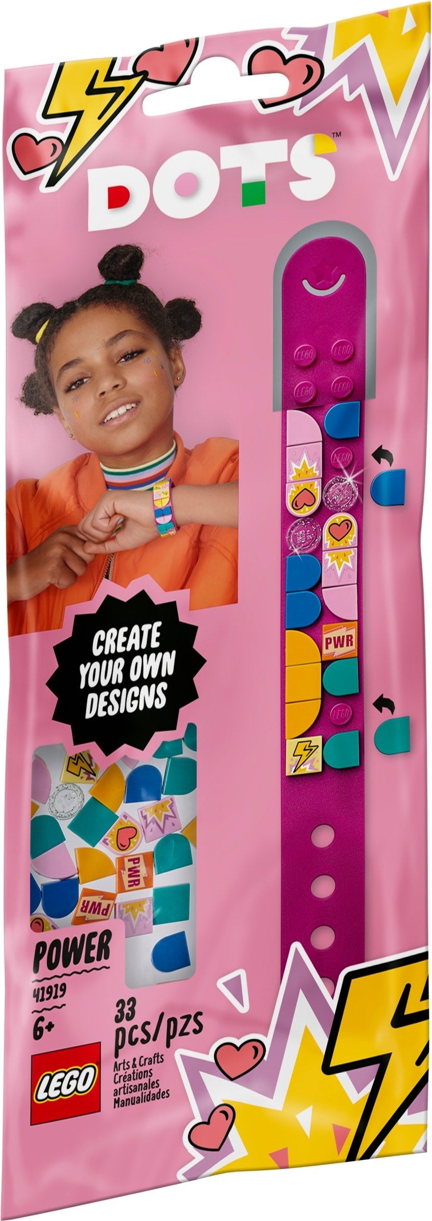 Bracelet super héros Lego Dots 41919