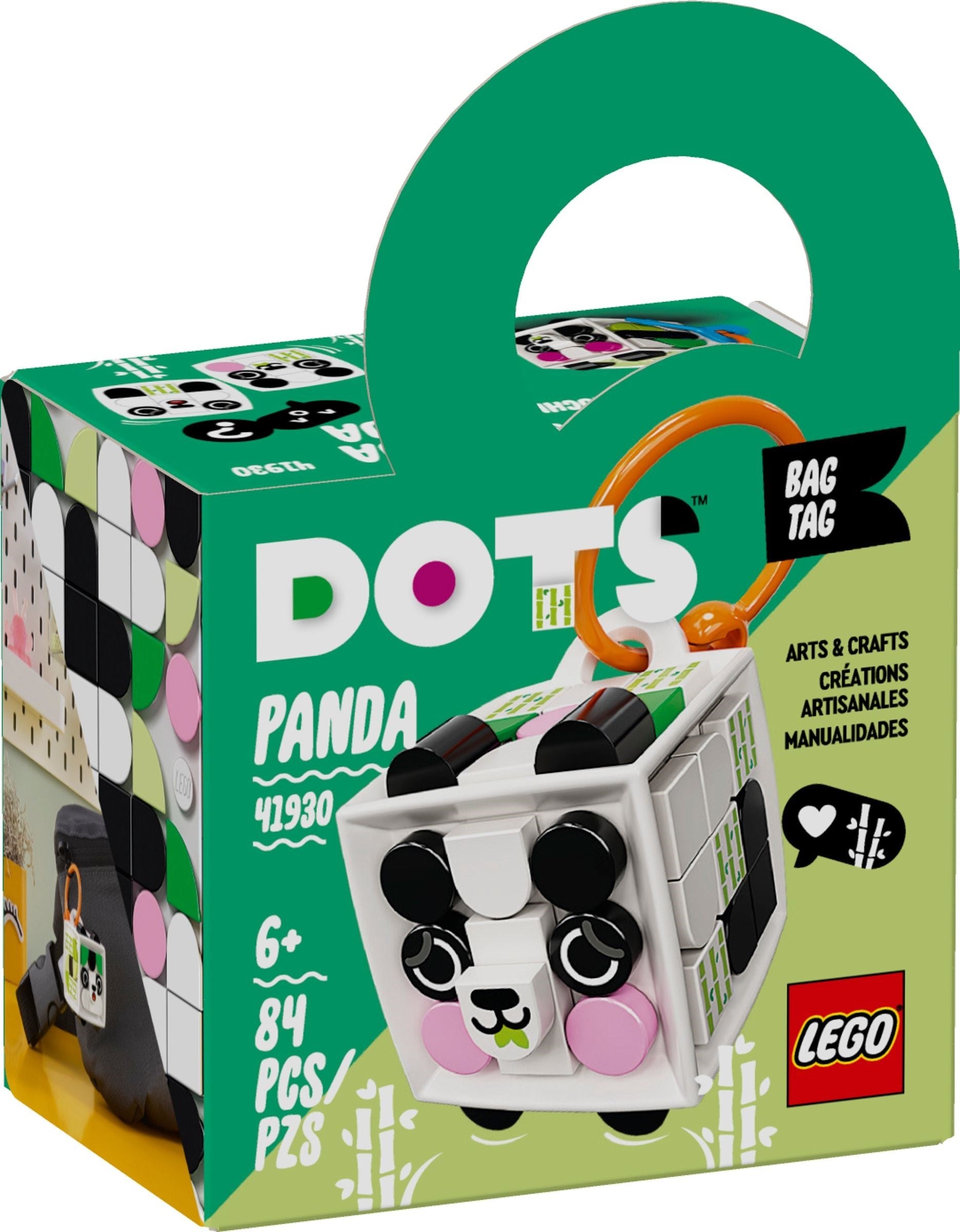 <transcy>LEGO DOTS Pendentif de sac Panda 41930</transcy>