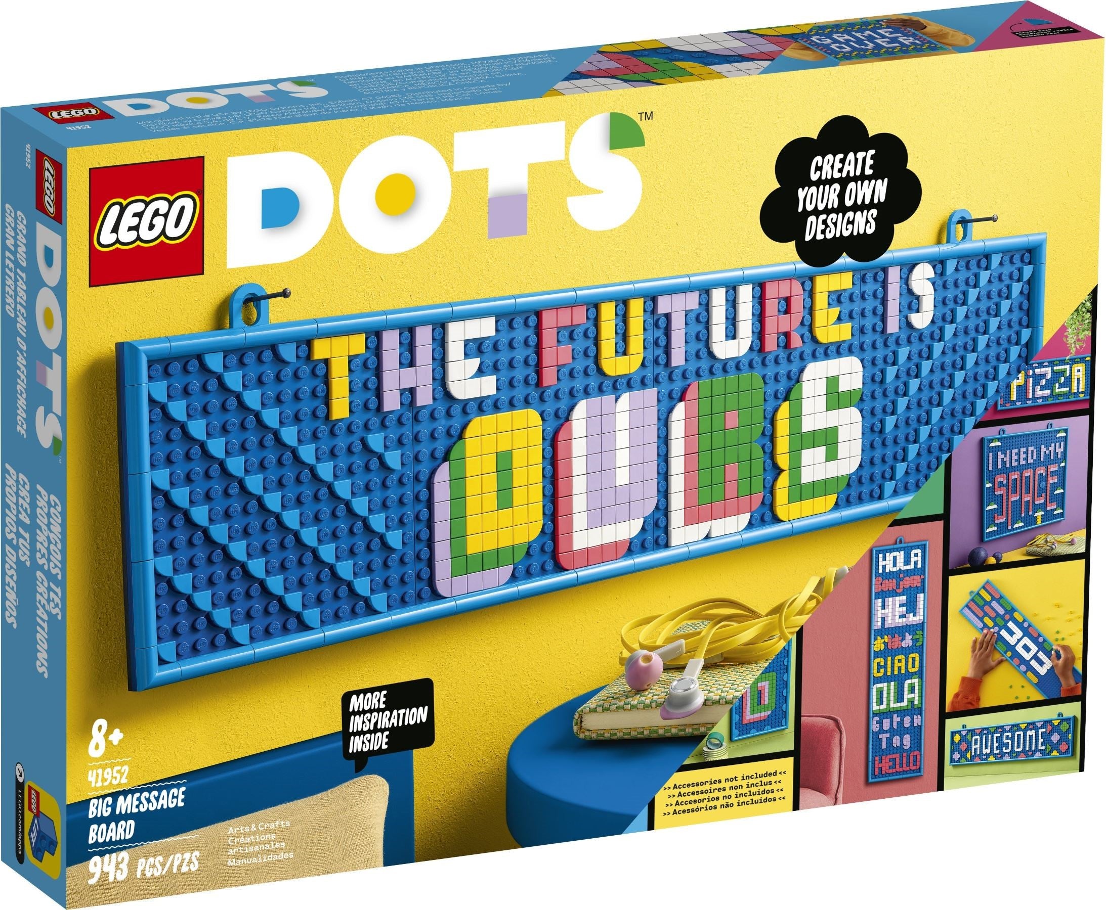 <transcy>LEGO DOTS Grand tableau de messages 41952</transcy>