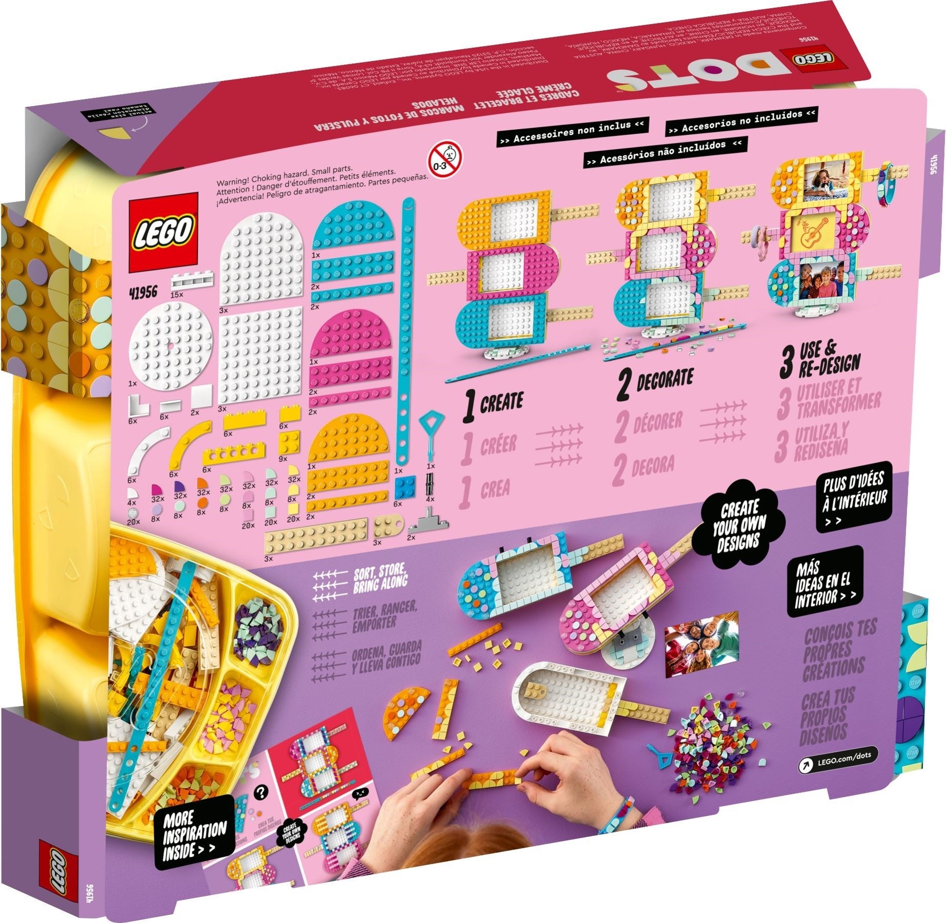 LEGO Dots Eiscreme Bilderrahmen & Armband 41956