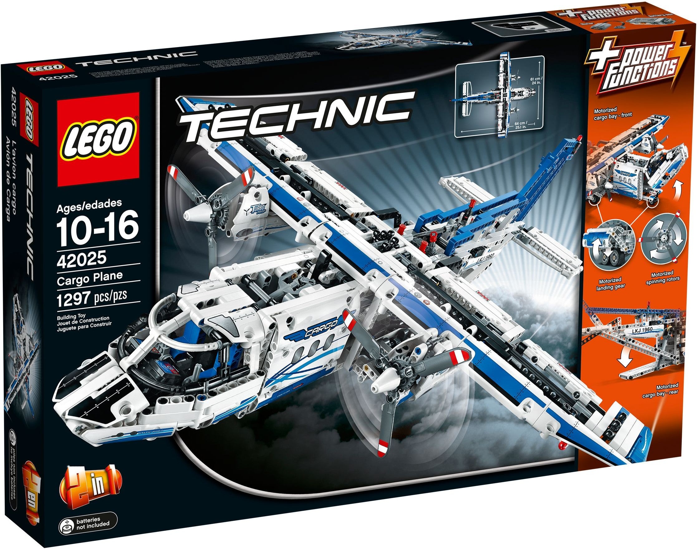 Avion cargo LEGO Technic 42025