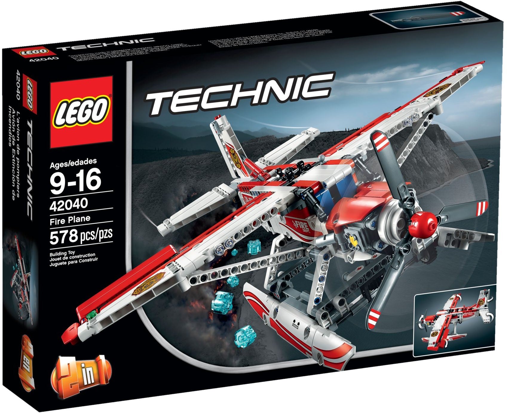 <transcy>LEGO Technic Avion de pompier 42040</transcy>