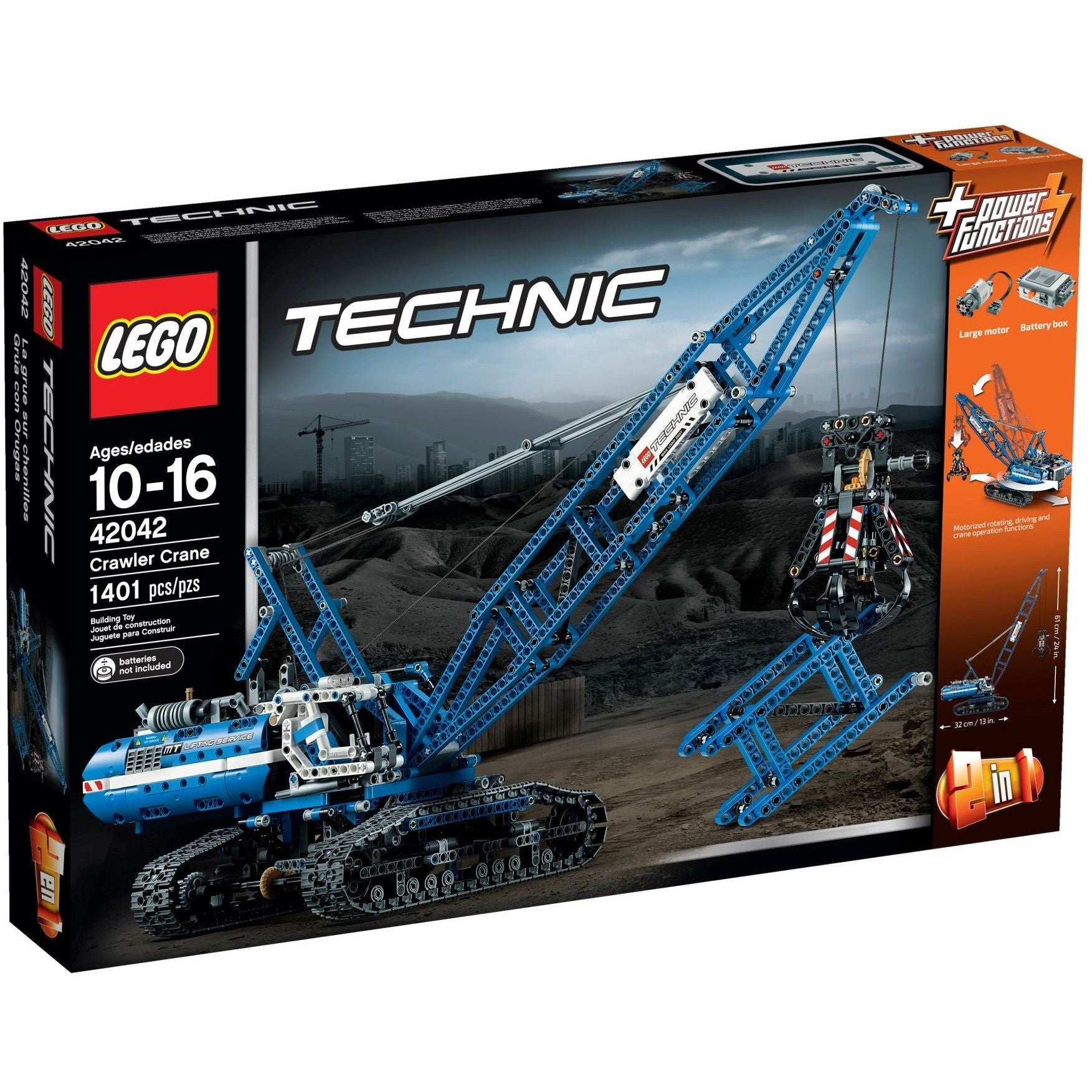 Pelle à câble LEGO Technic 42042