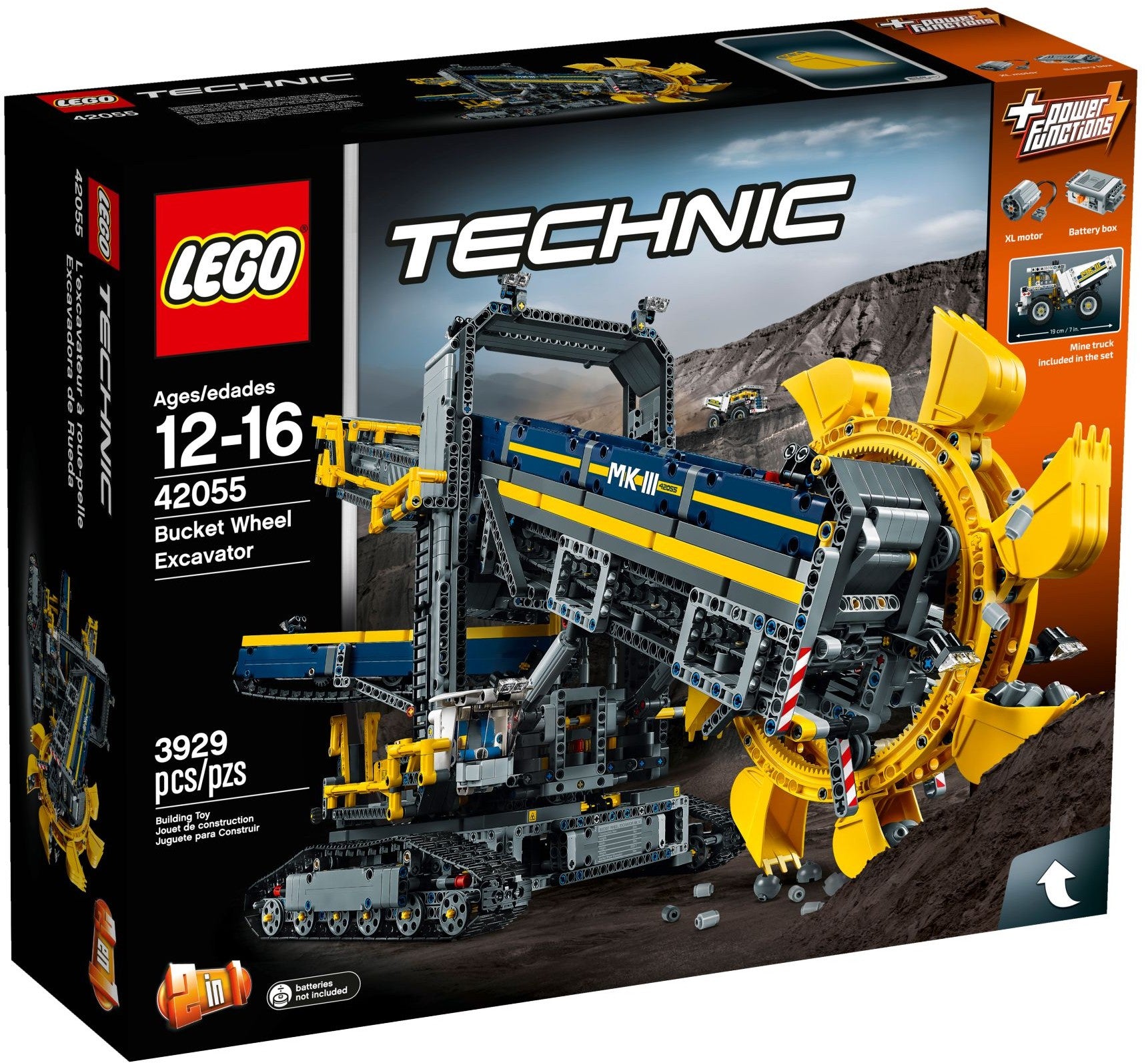Pelle à godets LEGO Technic 42055