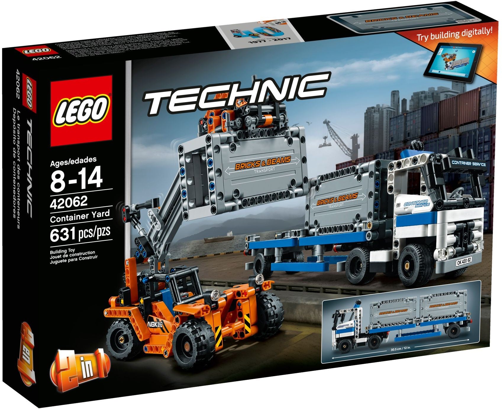 Le transport de conteneurs LEGO Technic 42062