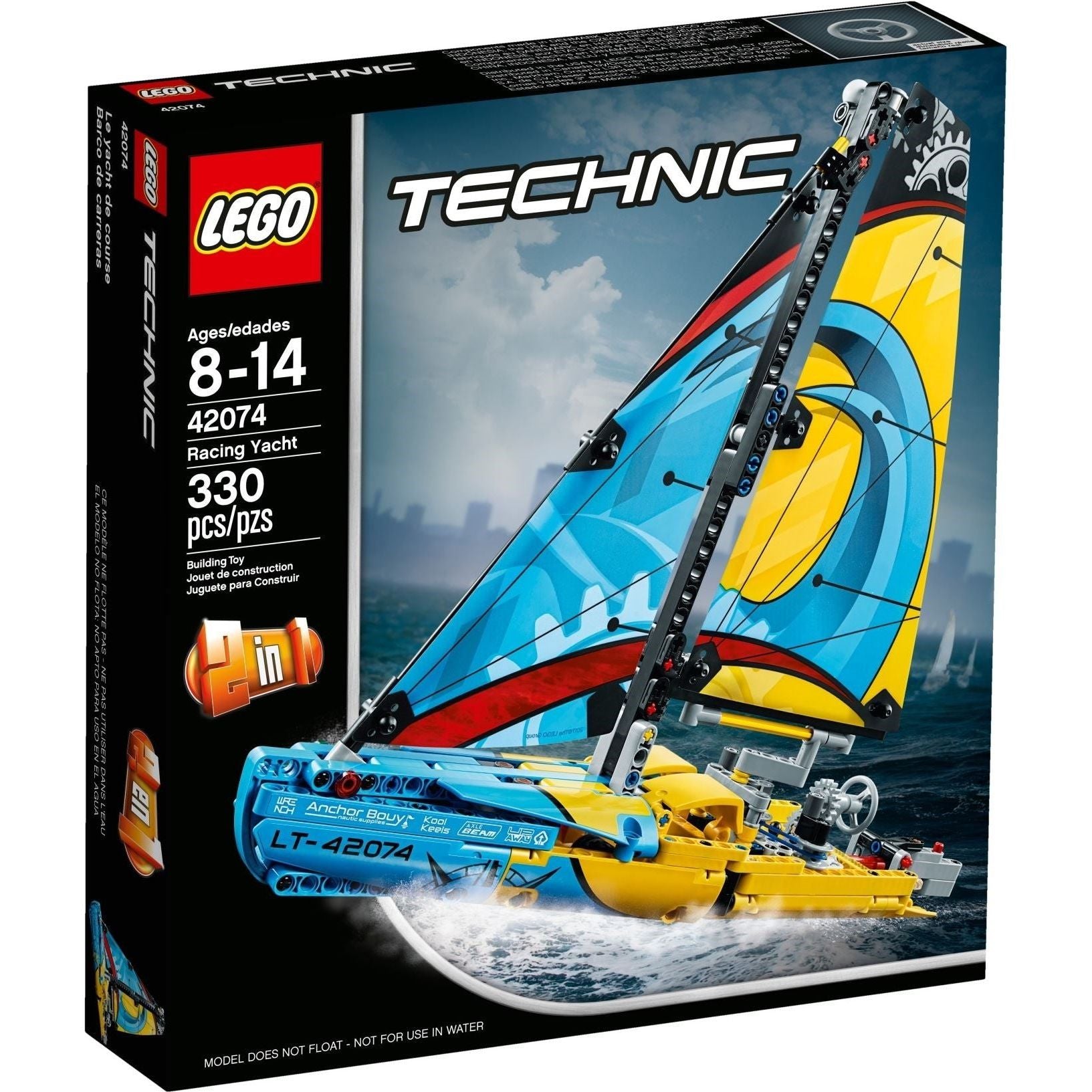 Yacht de course LEGO Technic 42074