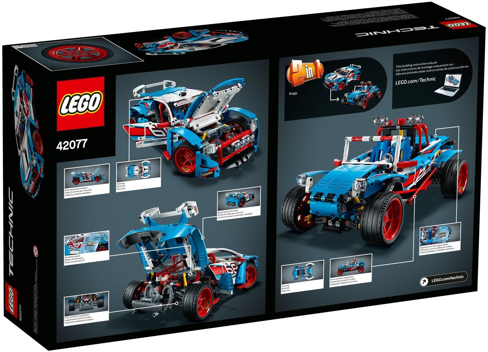 LEGO Technic Rallyeauto 42077