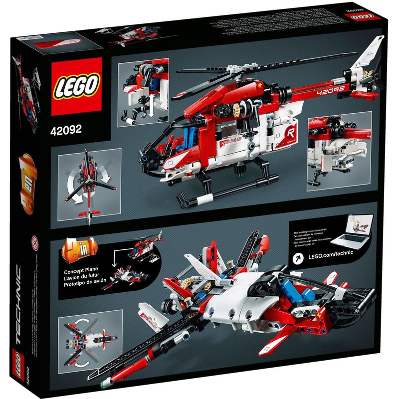 Hélicoptère de sauvetage LEGO Technic 42092
