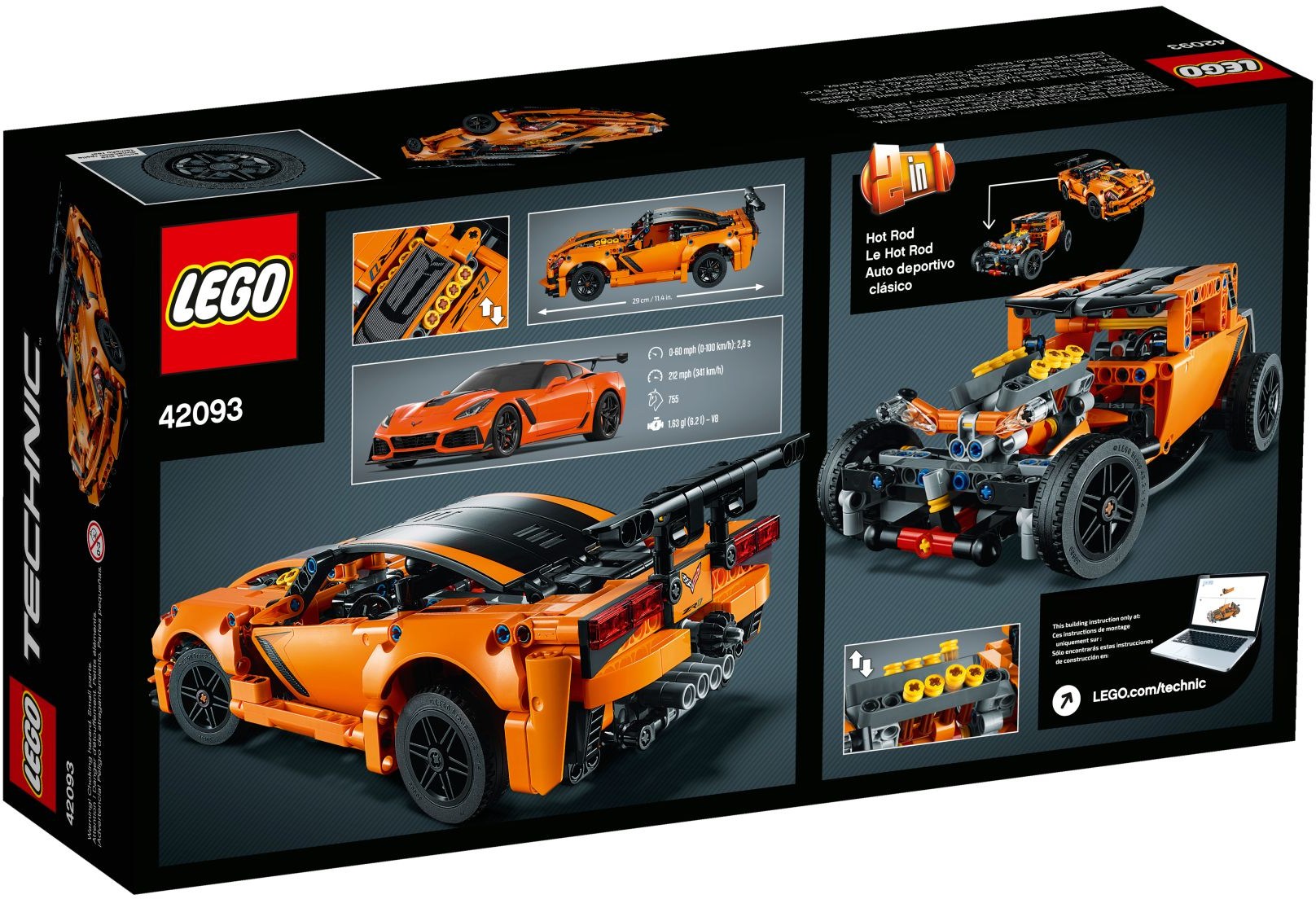 LEGO Technic Chevrolet Corvette ZR1 42093