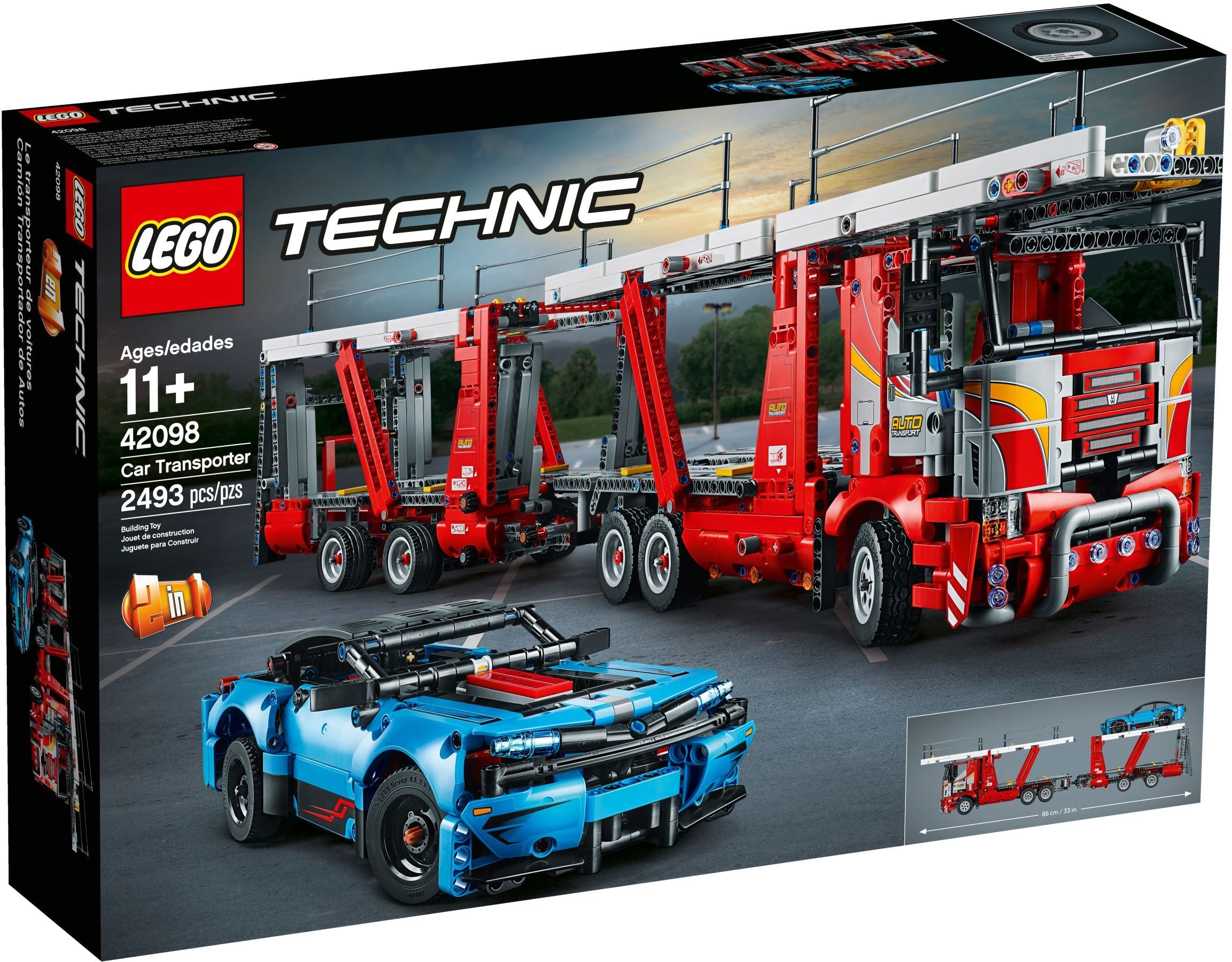 Lego Technic Le Transporteur De Voitures 42098