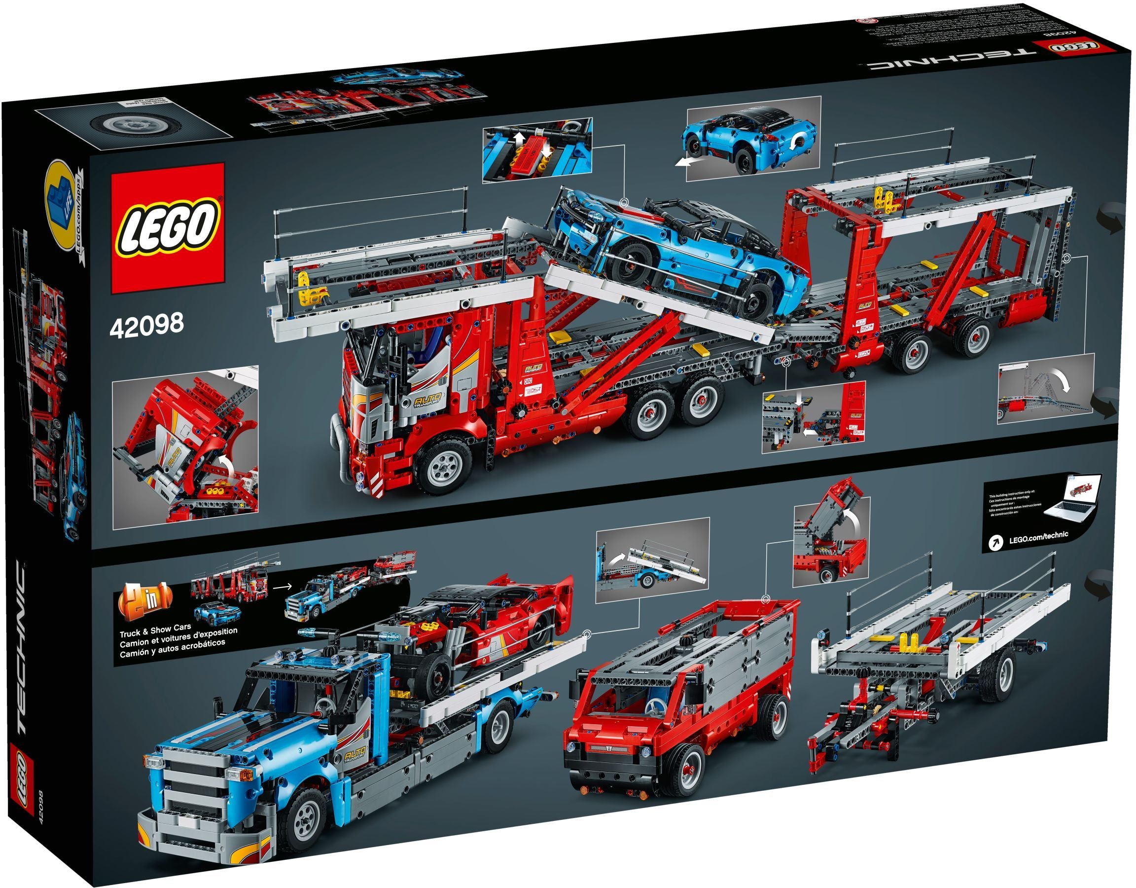 Lego Technic Le Transporteur De Voitures 42098