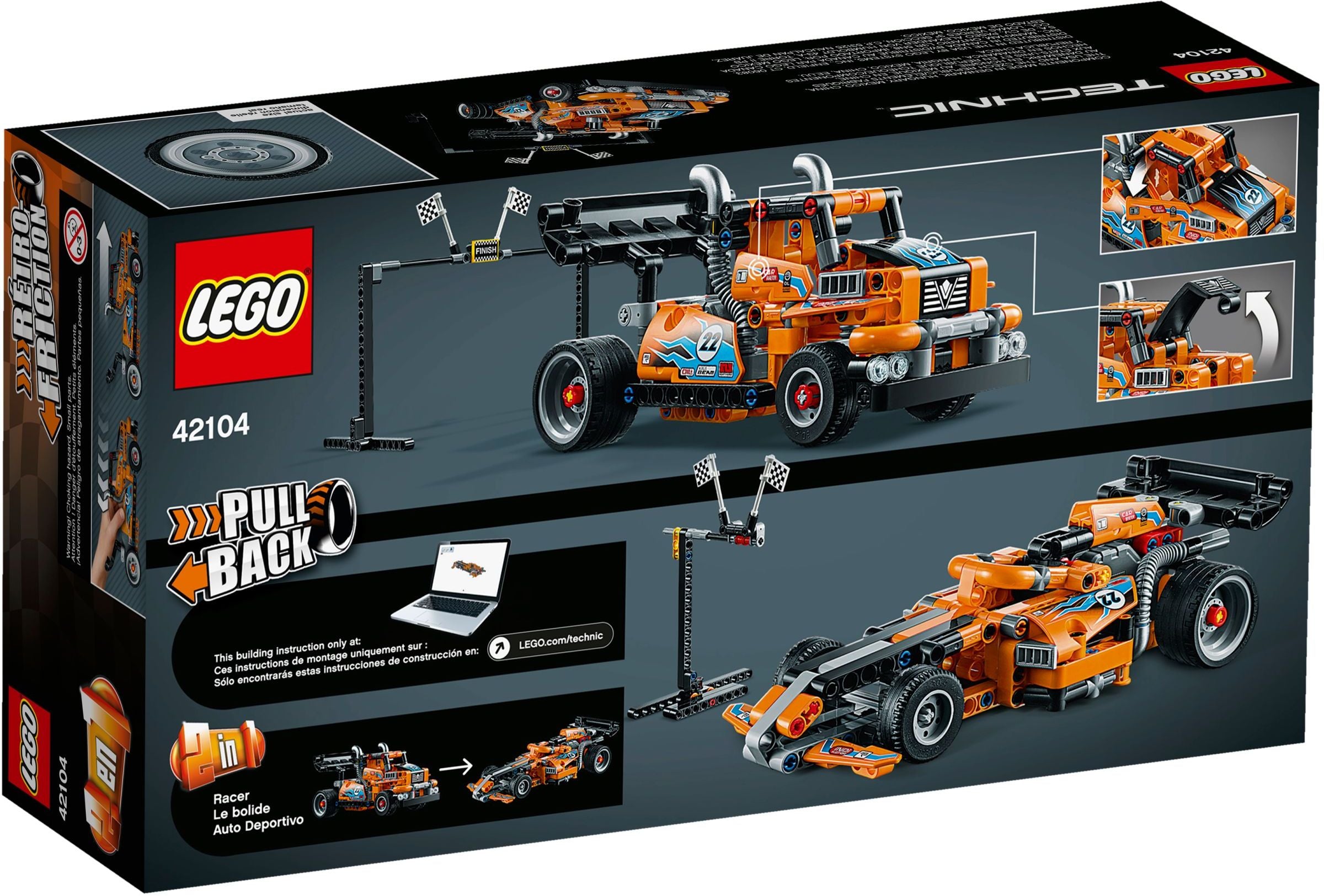 Le camion de course LEGO Technic 42104