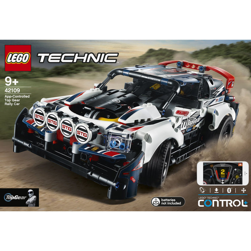 Voiture de rallye LEGO Technic Top-Gear avec contrôle par application