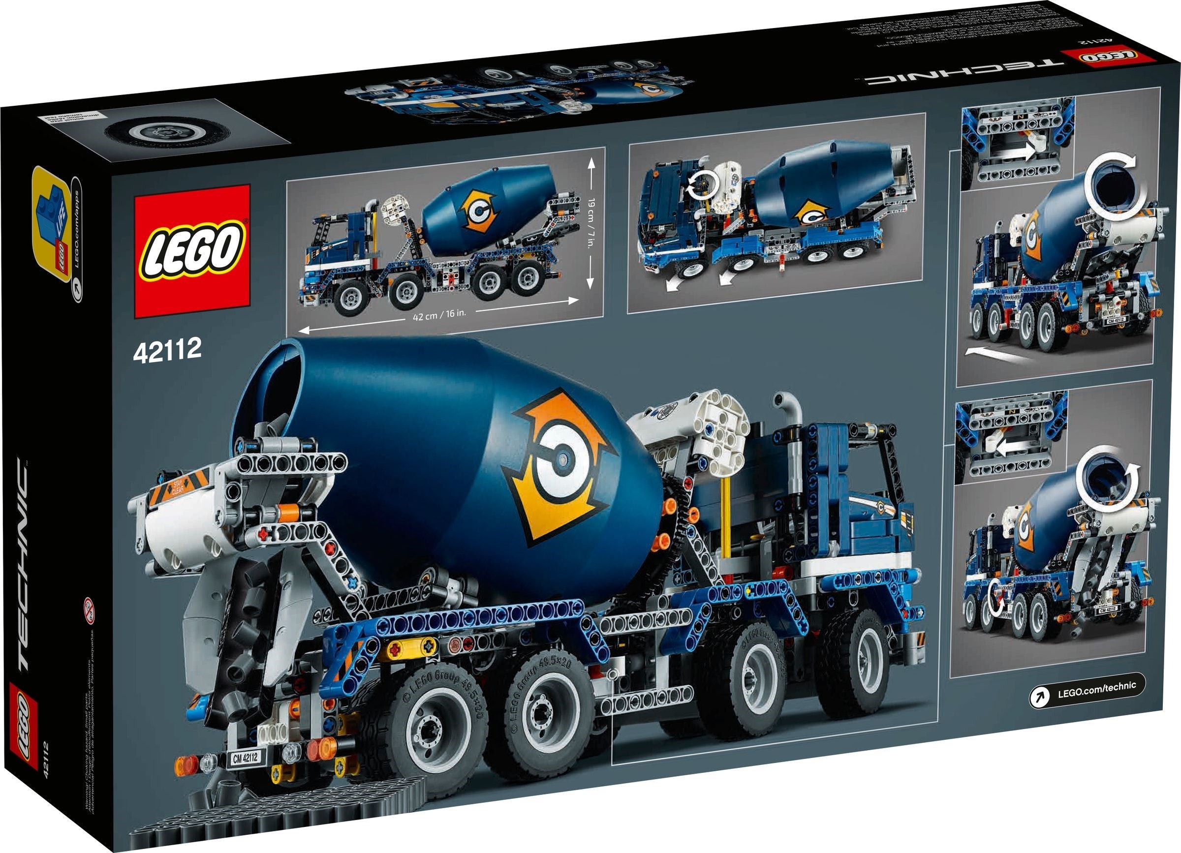 Le camion bétonnière LEGO Technic 42112