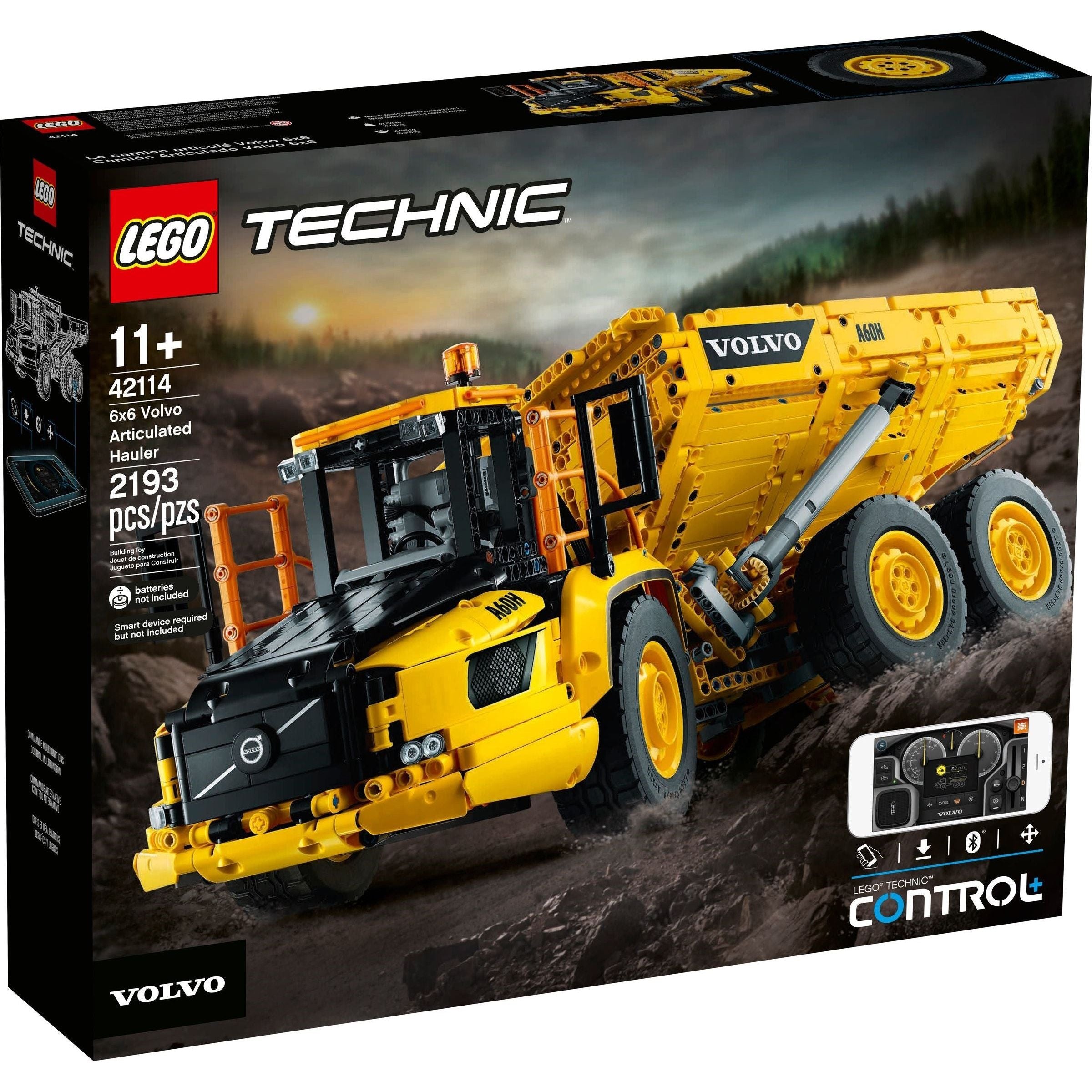 LEGO Technic Knickgelenkter Volvo-Dumper 6x6 42114