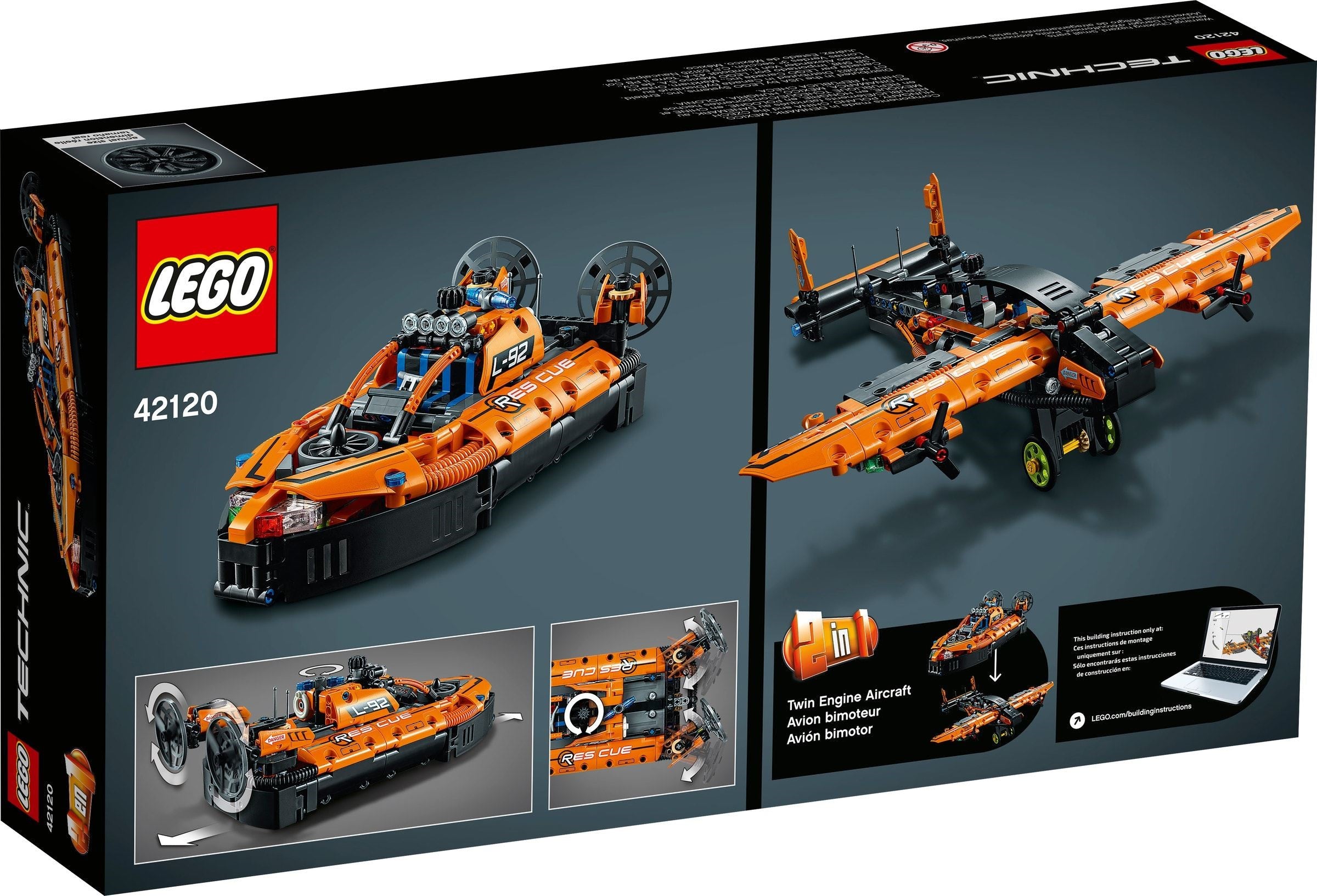 LEGO Technic Luftkissenboot für Rettungseinsätze 42120