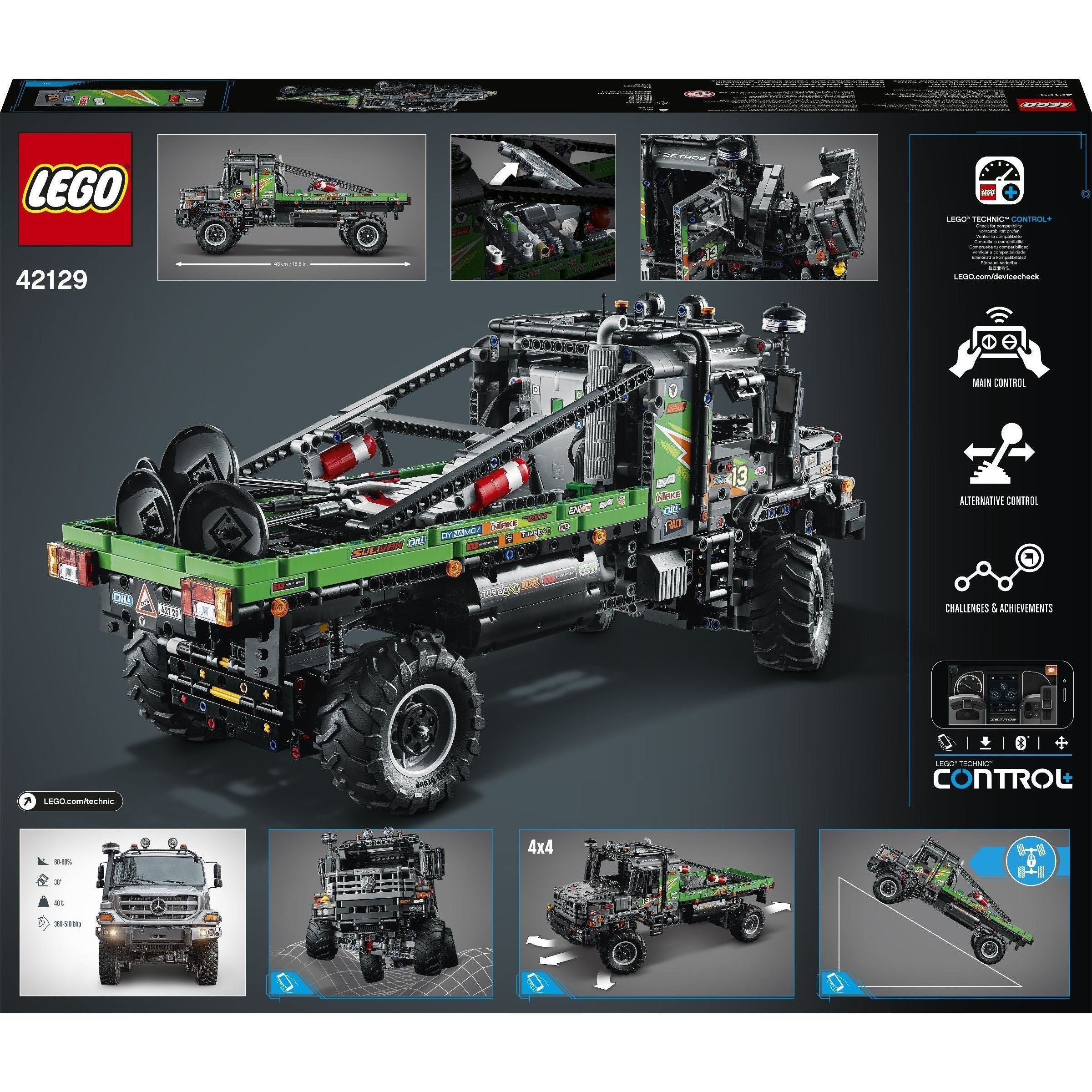 LEGO Technic - 4x4 Mercedes-Benz Zetros Offroad-Truck 42129