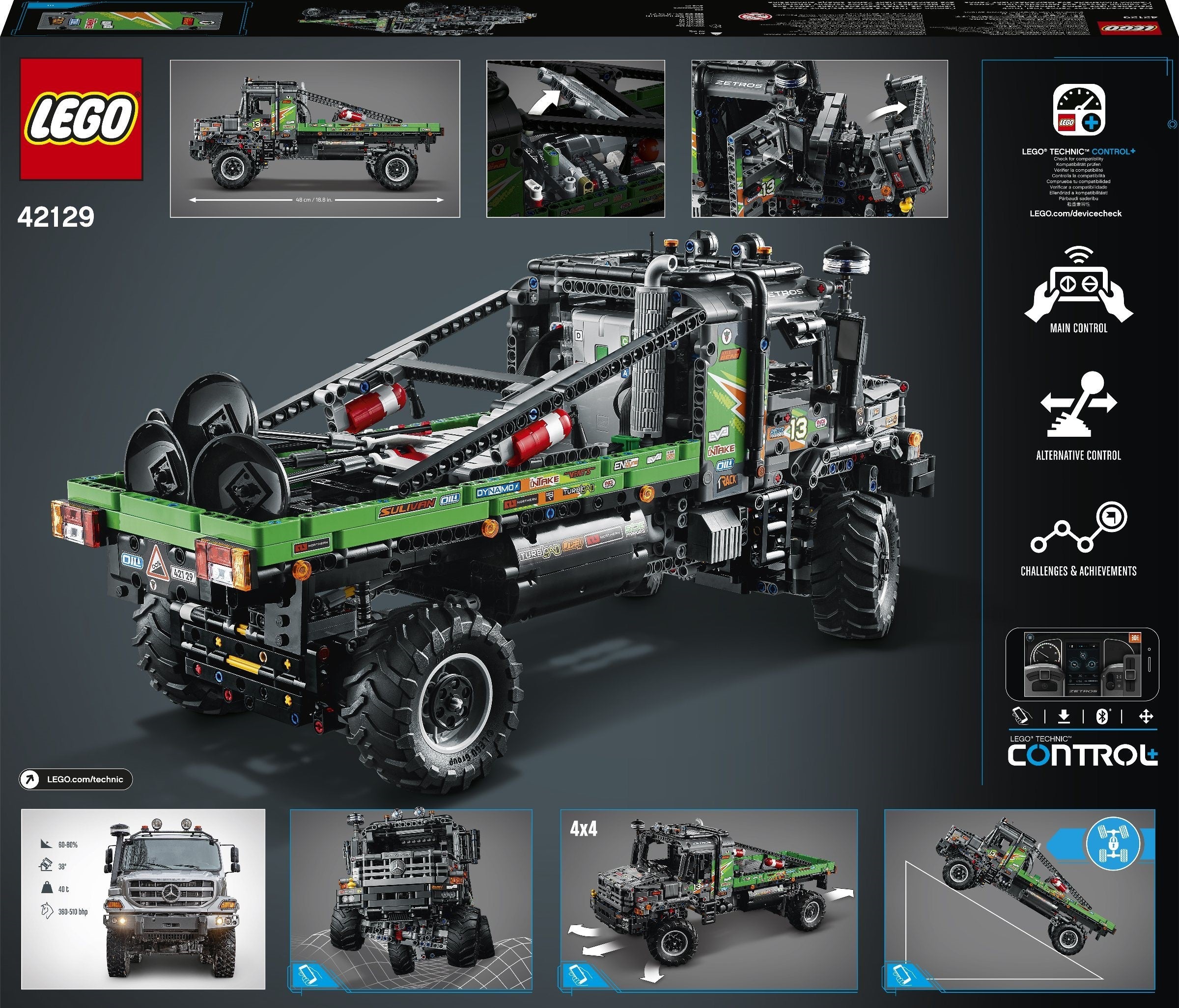 LEGO Technic - 4x4 Mercedes-Benz Zetros Offroad-Truck 42129