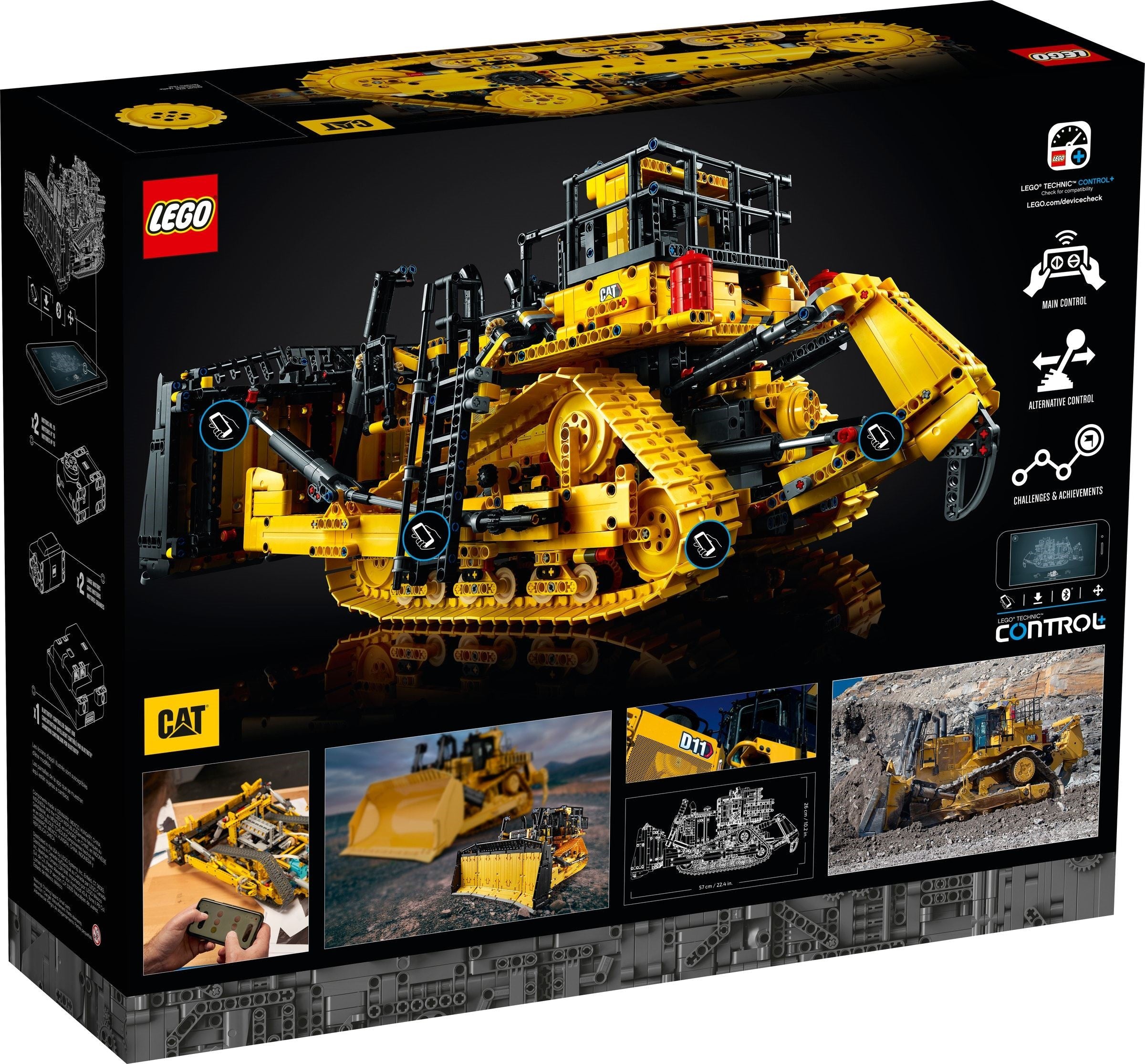 Bulldozer Cat D11 contrôlé par application LEGO Technic 42131