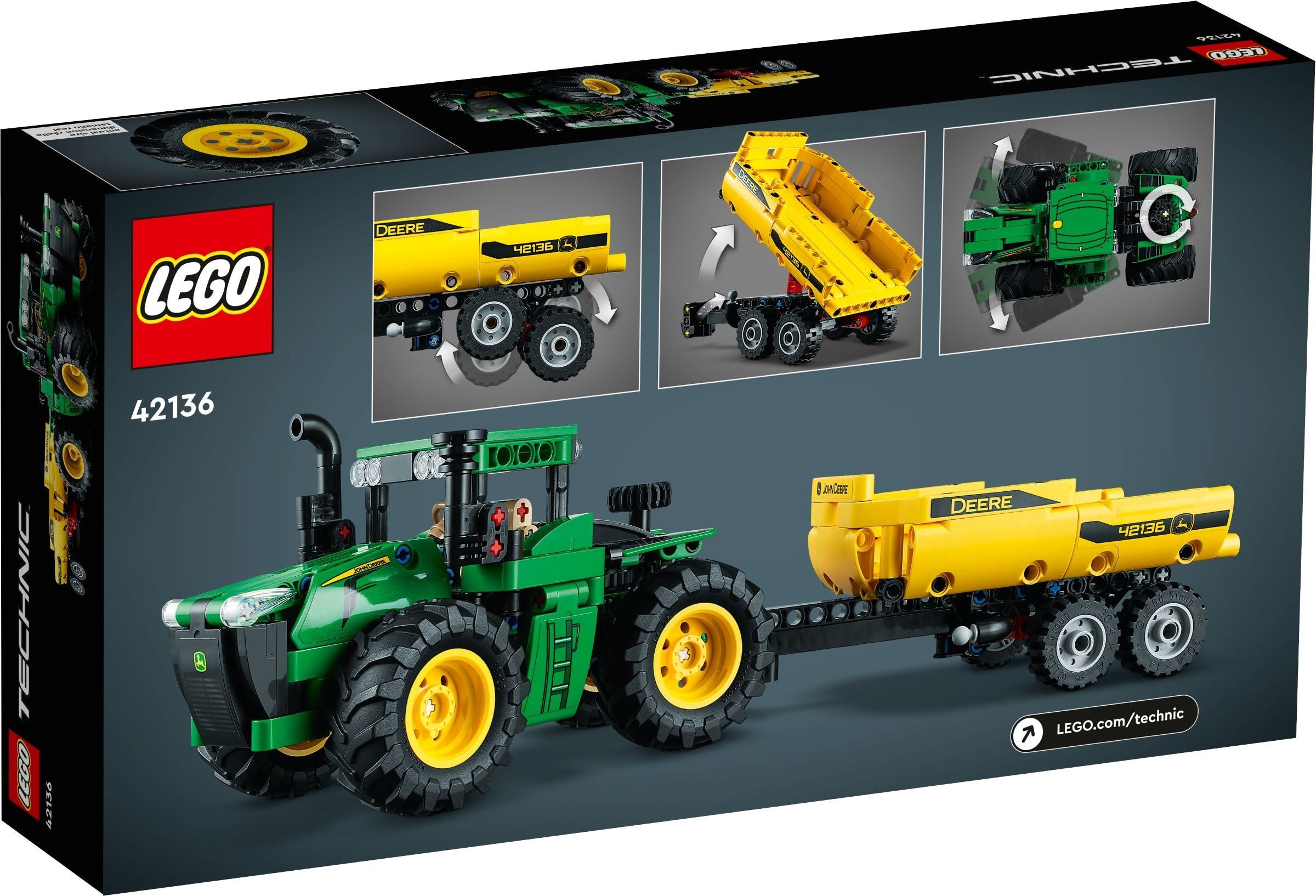 LEGO Technic John Deere 9620R 4WD Tractor 42136