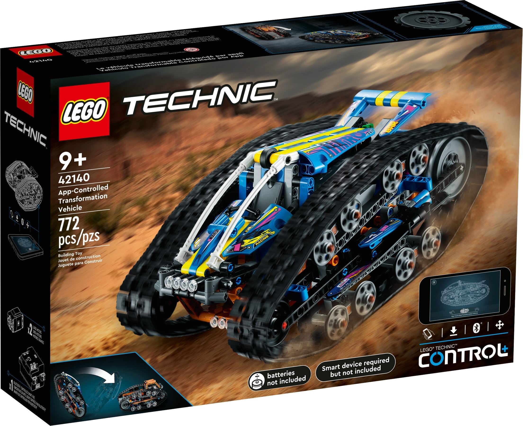 LEGO Technic App-gesteuertes Transformationsfahrzeug 42140