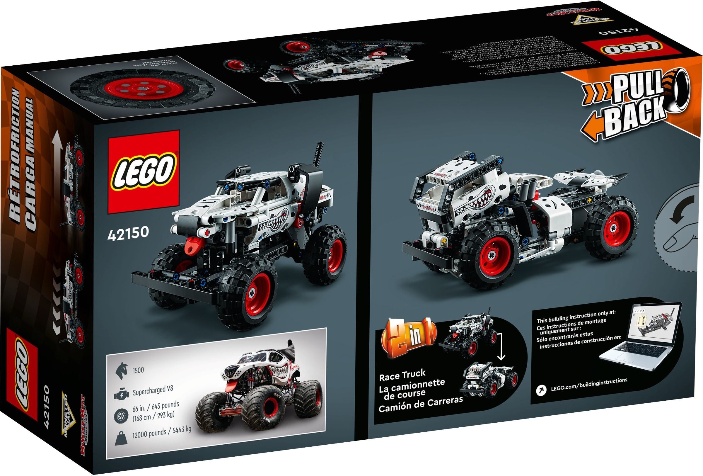LEGO Technic Monster Jam Mutt Dalmatian 42150