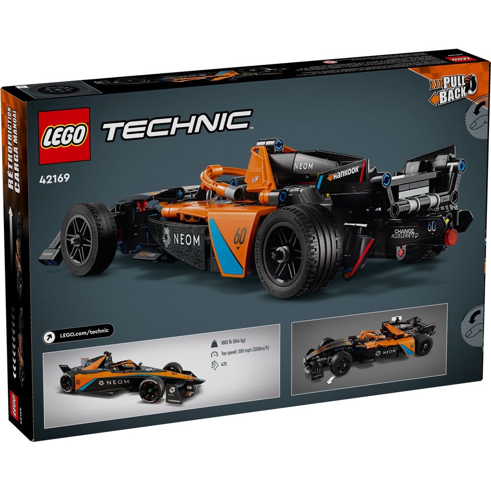 LEGO Technic NEOM McLaren Formula E Race Car 42169